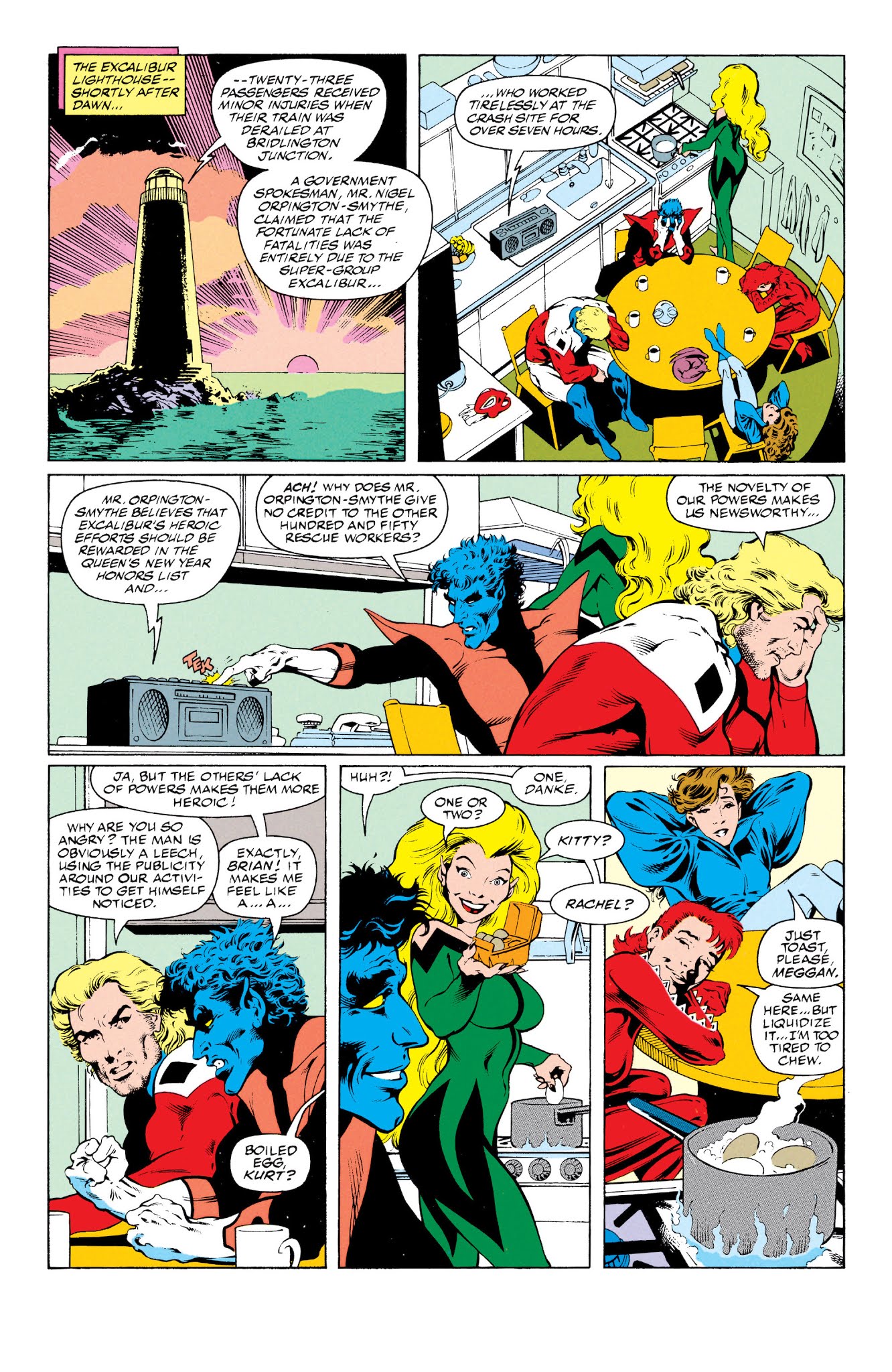 Read online Excalibur Visionaries: Alan Davis comic -  Issue # TPB 1 (Part 1) - 7
