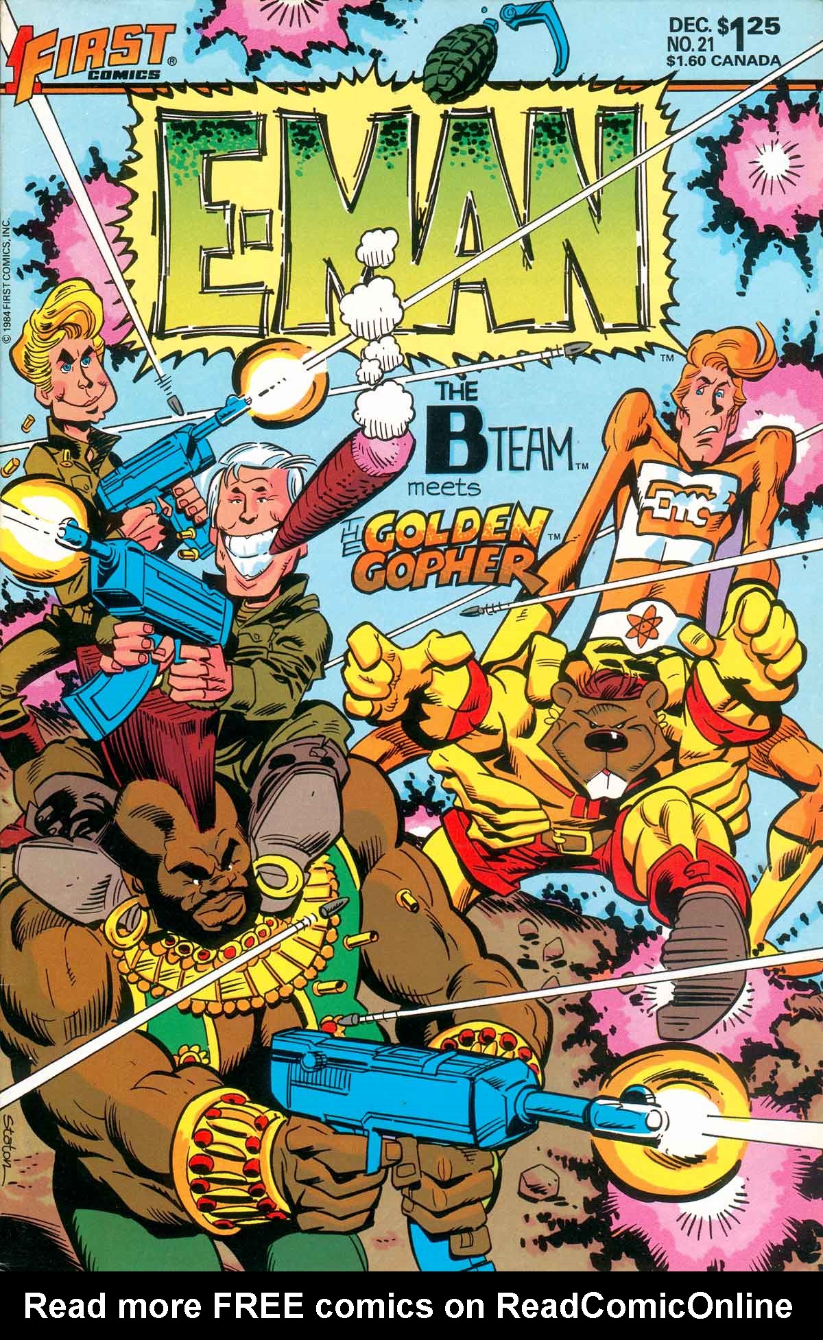 Read online E-Man (1983) comic -  Issue #21 - 1