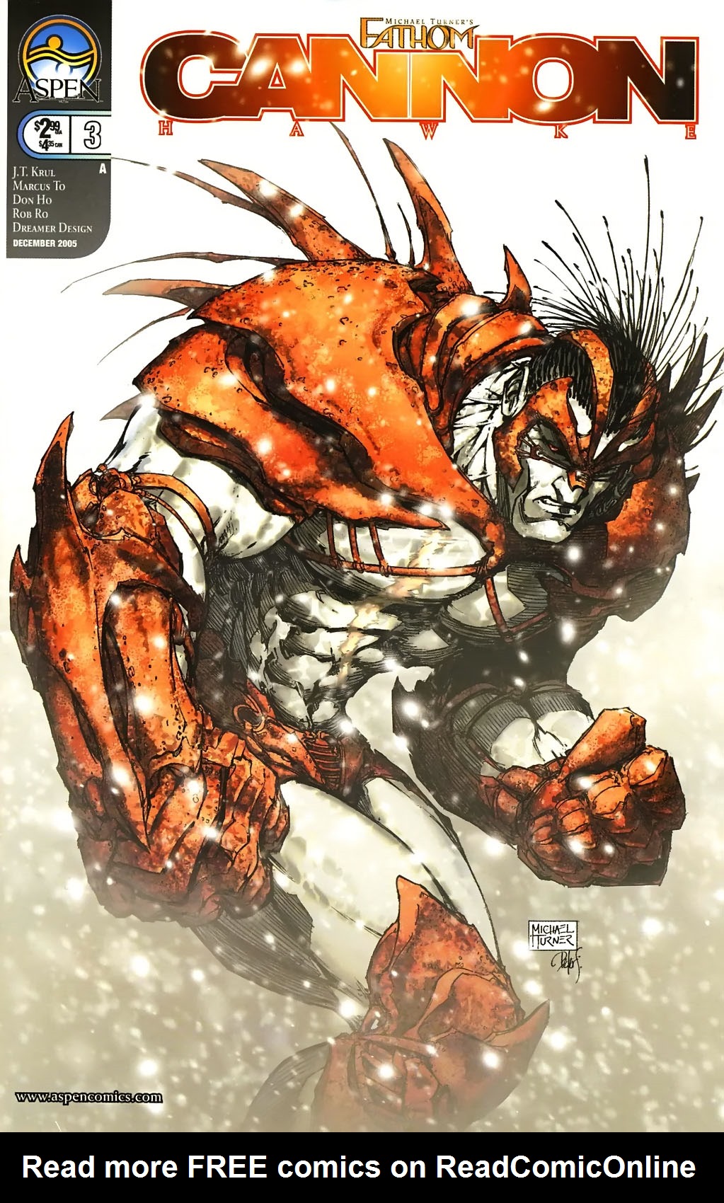 Read online Fathom: Cannon Hawke comic -  Issue #3 - 1