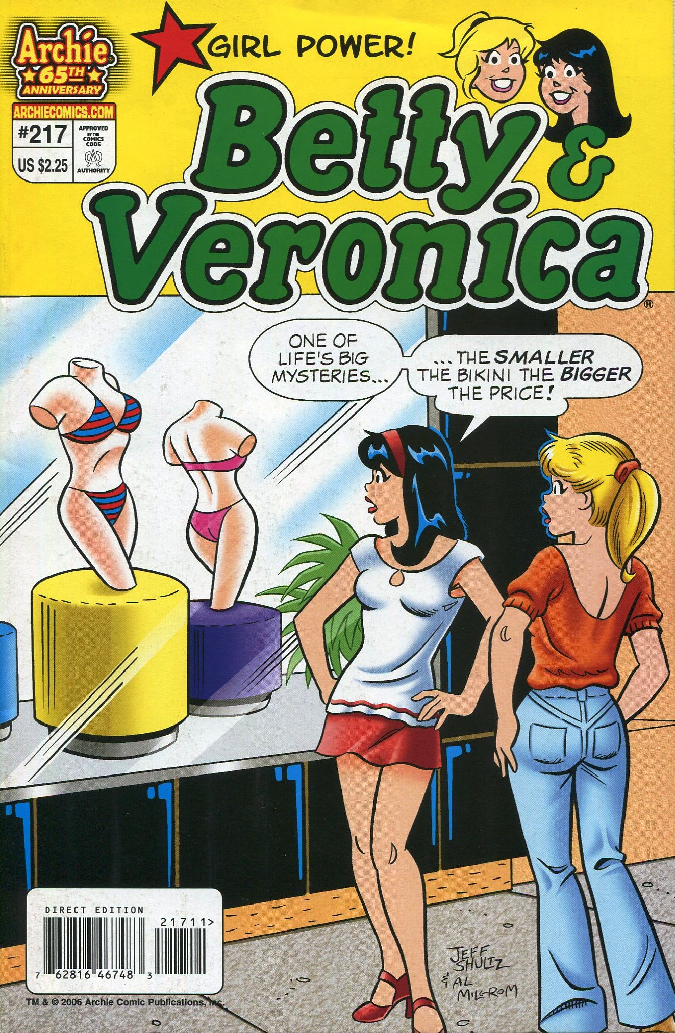 Read online Betty and Veronica (1987) comic -  Issue #217 - 1
