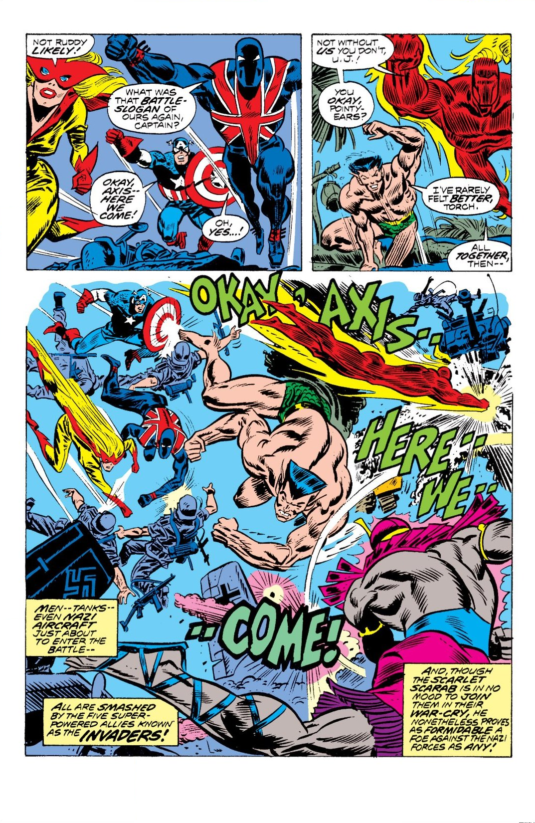 Read online The Invaders Classic comic -  Issue # TPB 2 (Part 1) - 36