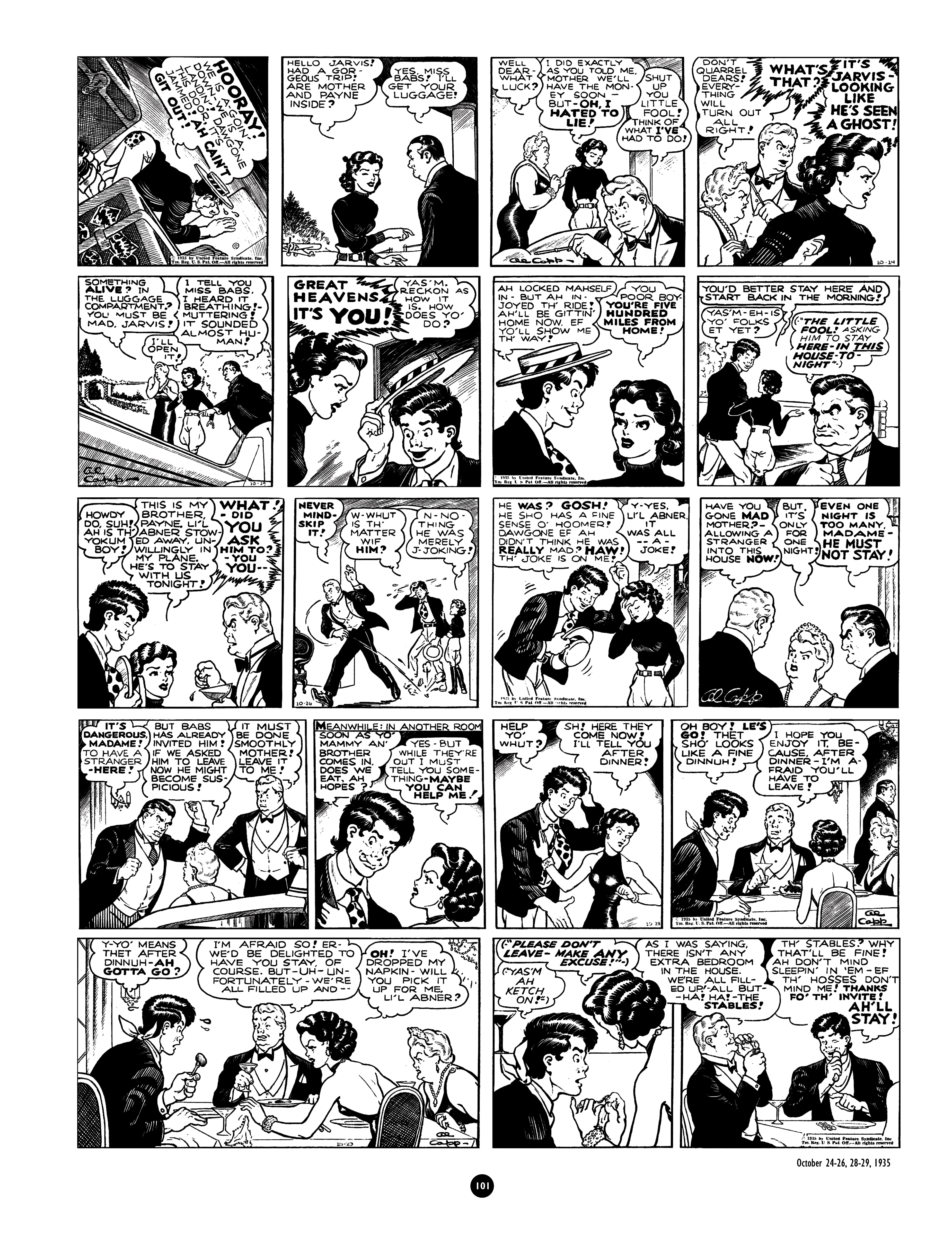 Read online Al Capp's Li'l Abner Complete Daily & Color Sunday Comics comic -  Issue # TPB 1 (Part 2) - 3