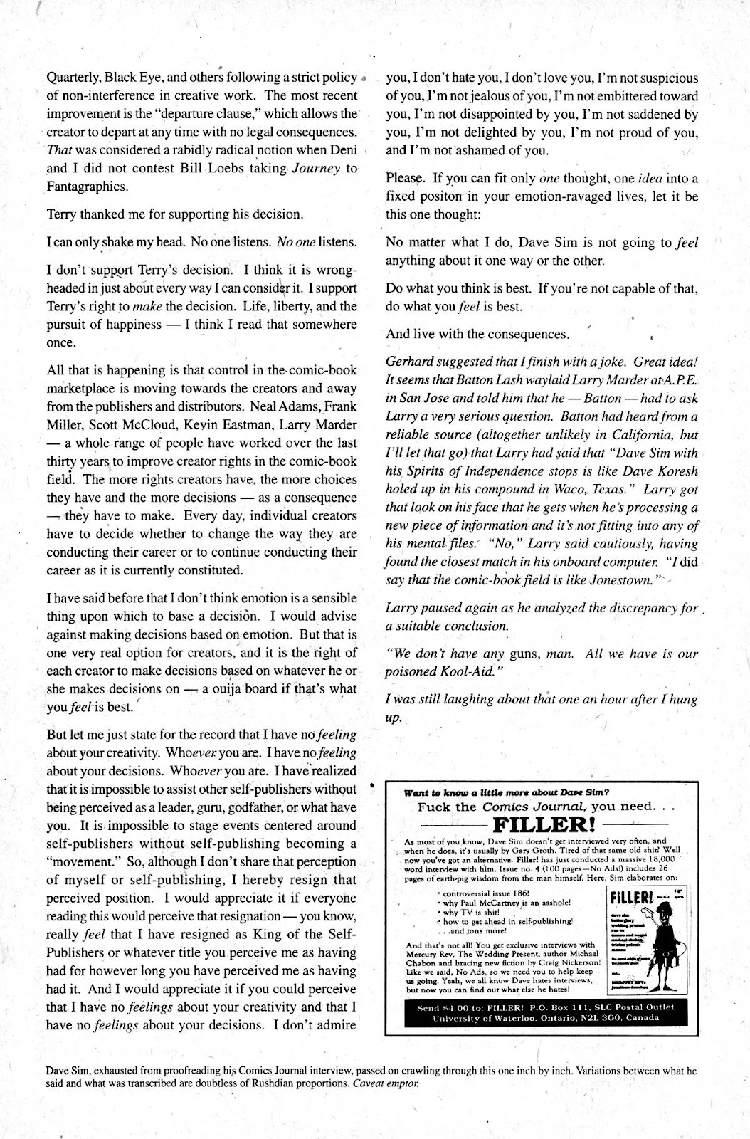 Cerebus issue 207 - Page 24