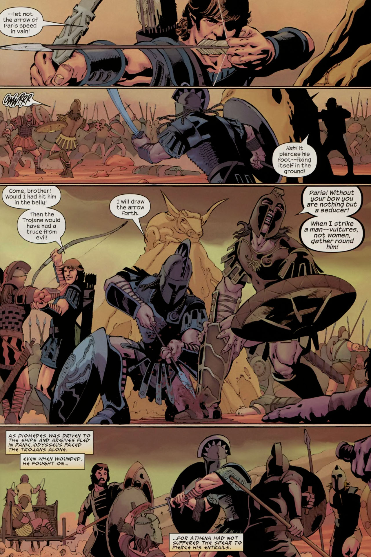 Read online The Iliad comic -  Issue #4 - 17