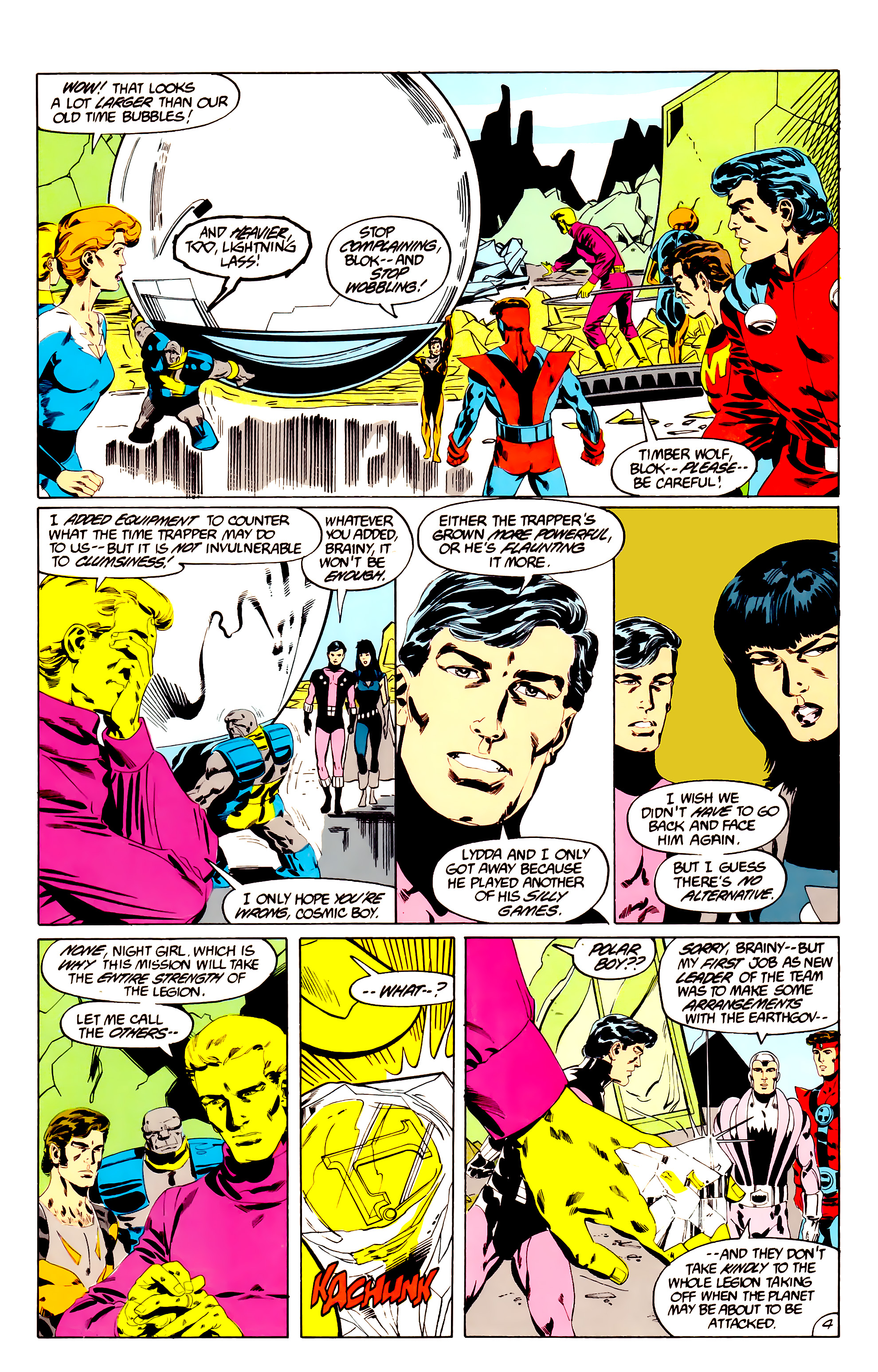 Legion of Super-Heroes (1984) 37 Page 4