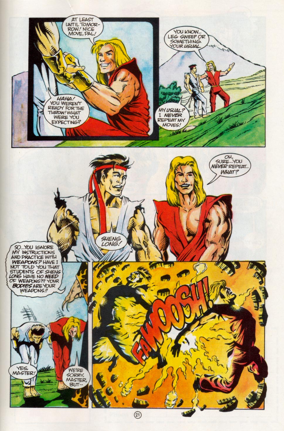 Read online Street Fighter (1991) comic -  Issue #2 - 22