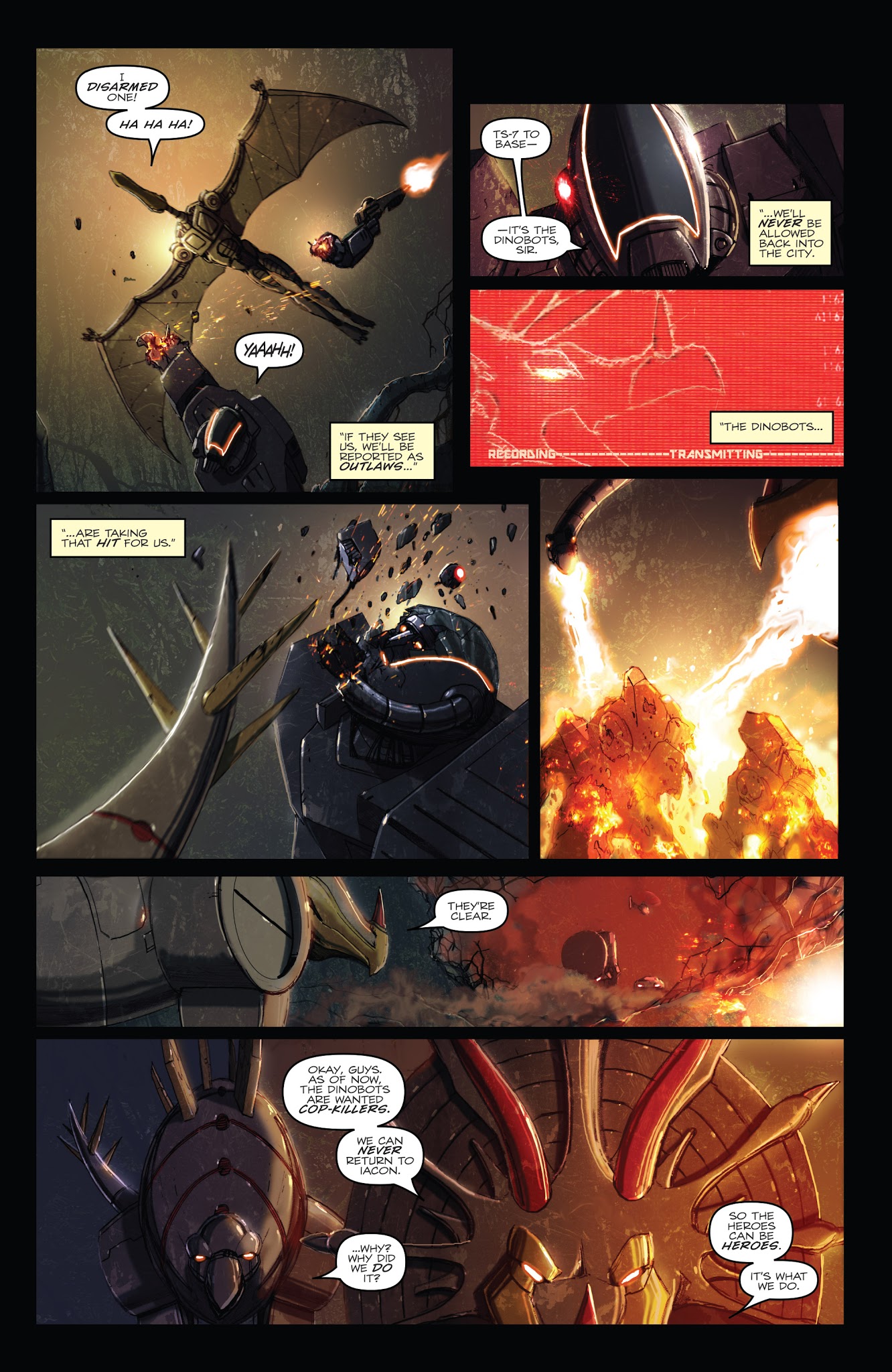 Read online The Transformers: Redemption of the Dinobots comic -  Issue # TPB - 68