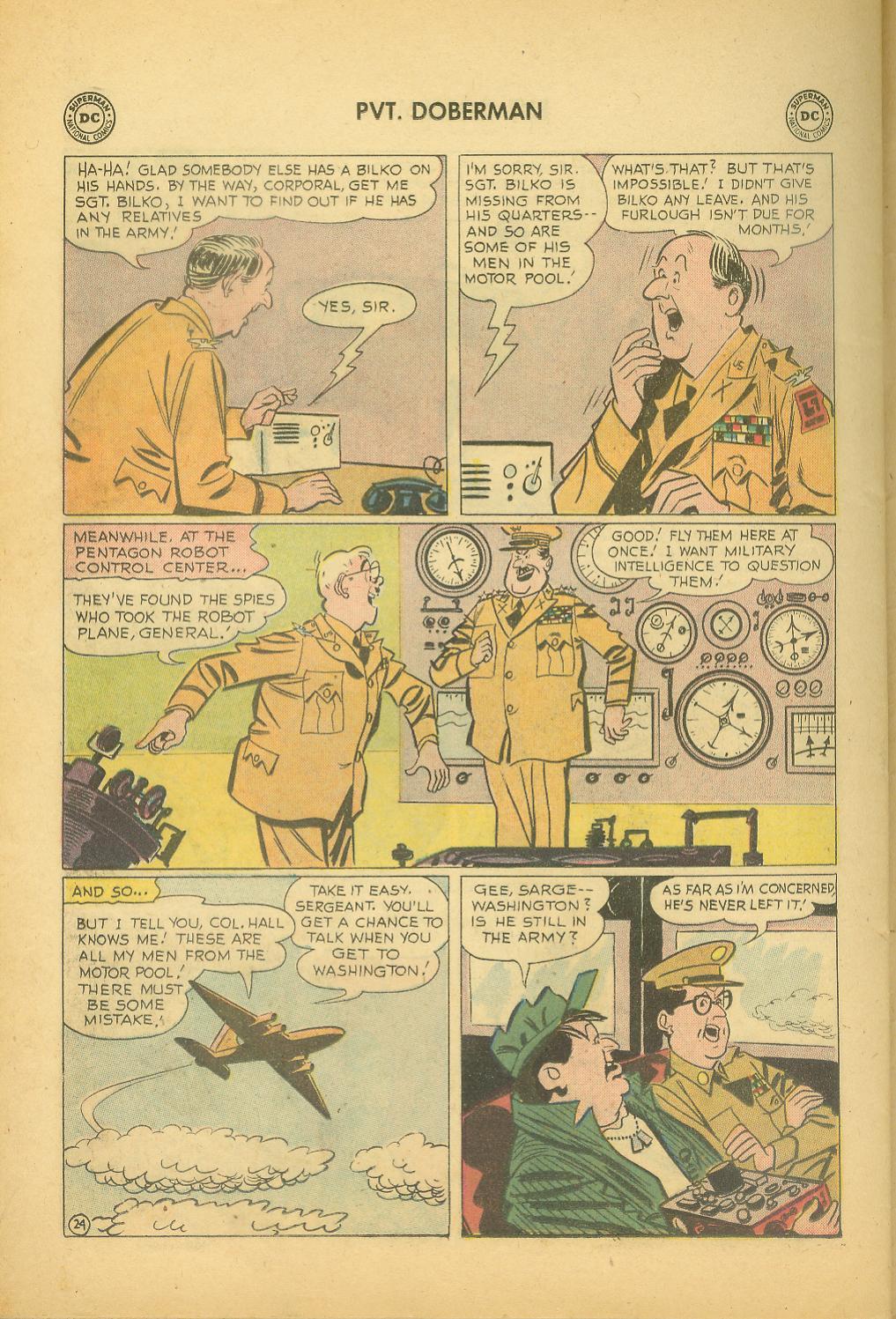 Read online Sgt. Bilko's Pvt. Doberman comic -  Issue #4 - 30