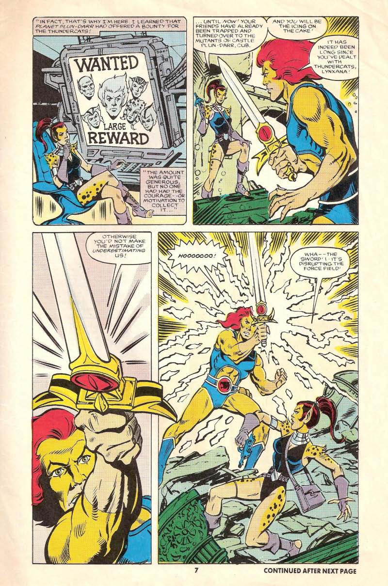 Read online ThunderCats (1987) comic -  Issue #4 - 7