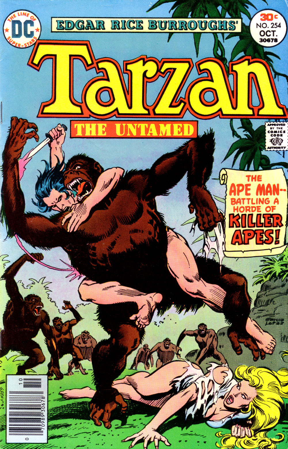Read online Tarzan (1972) comic -  Issue #254 - 1