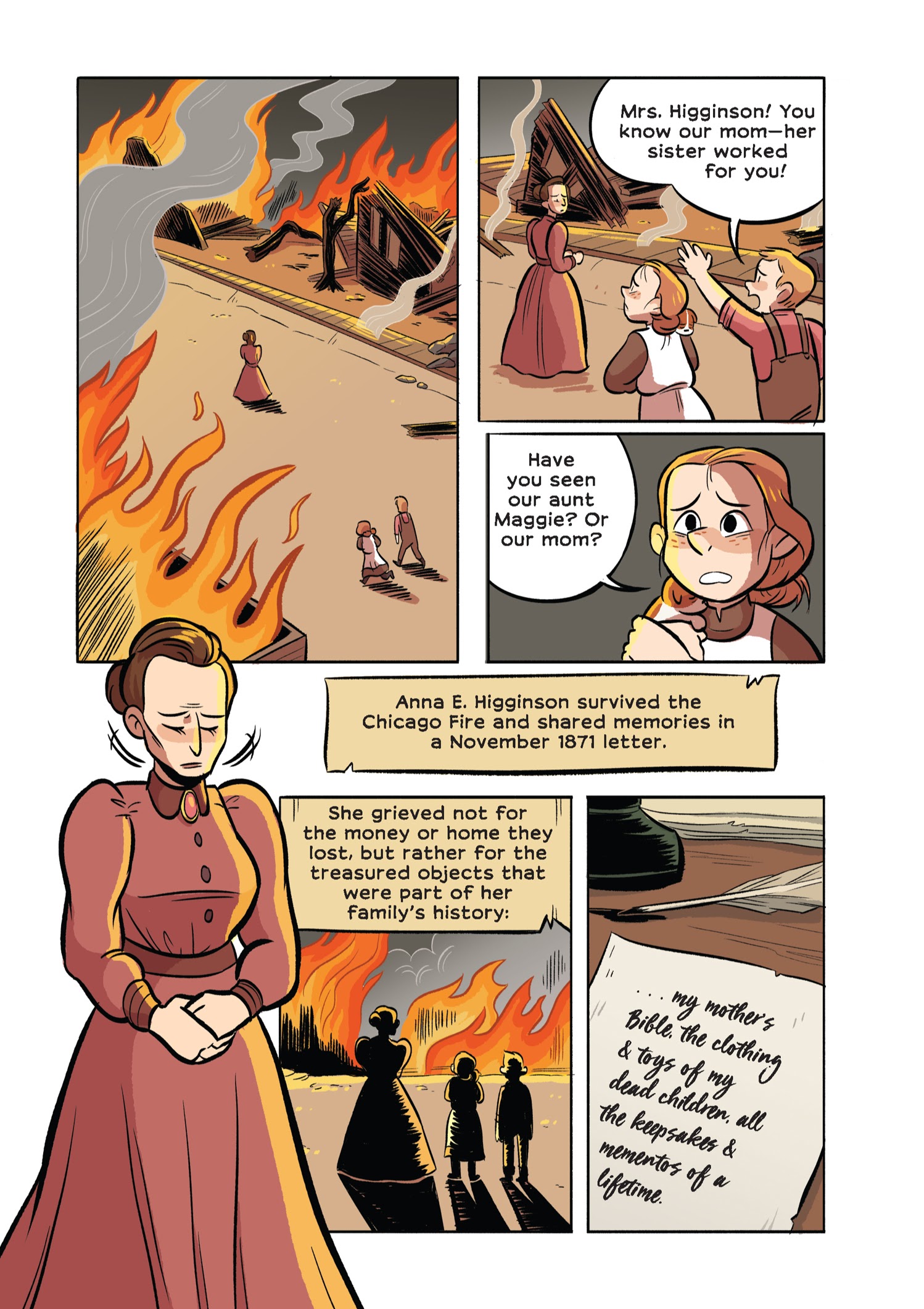 Read online History Comics comic -  Issue # The Great Chicago Fire: Rising From the Ashes - 67
