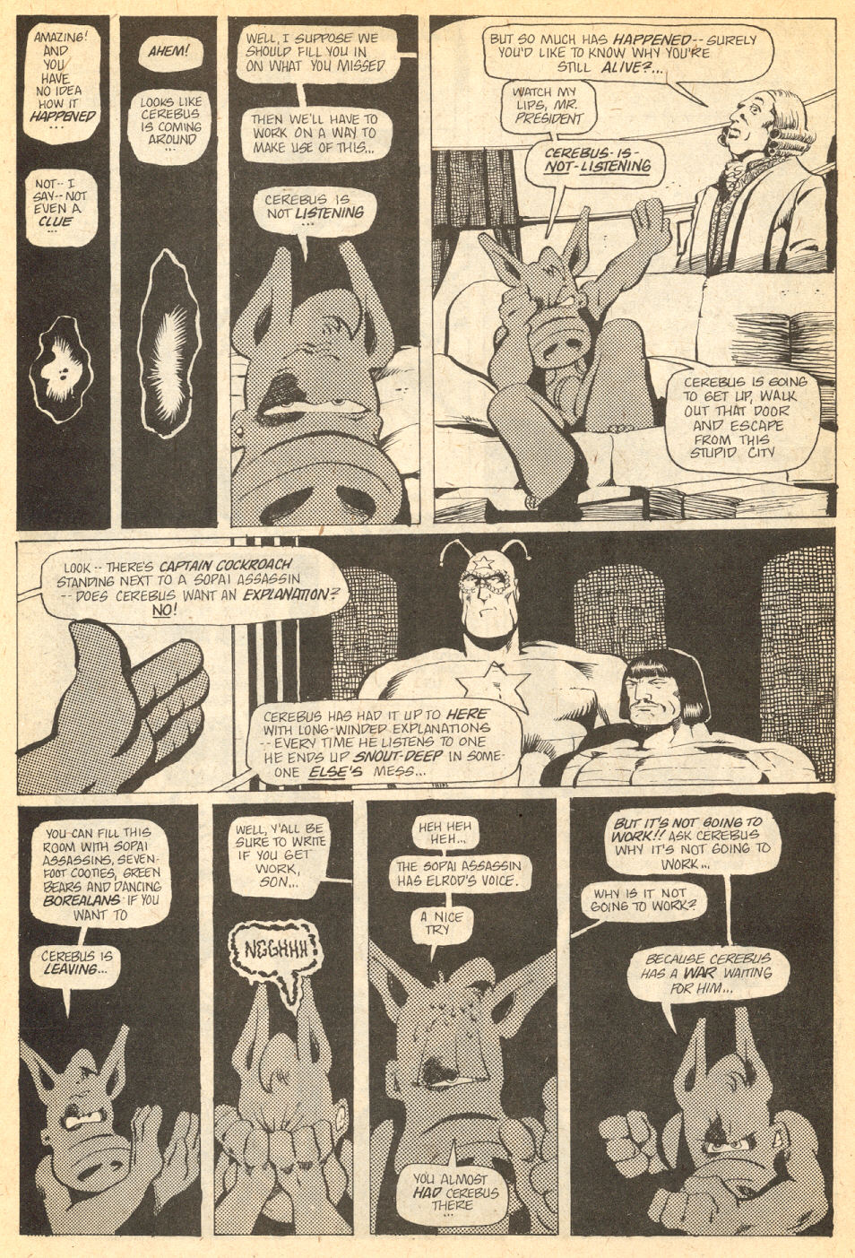 Read online Cerebus comic -  Issue #22 - 9