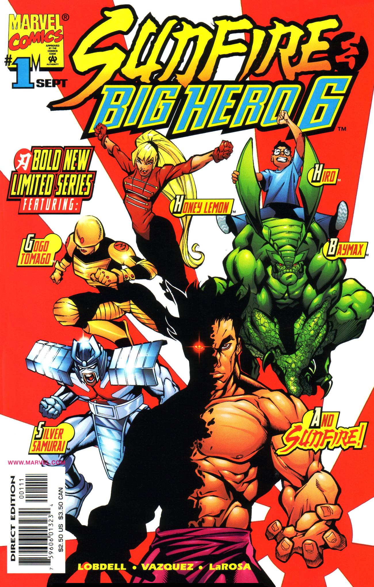 Read online Sunfire & Big Hero Six comic -  Issue #1 - 1