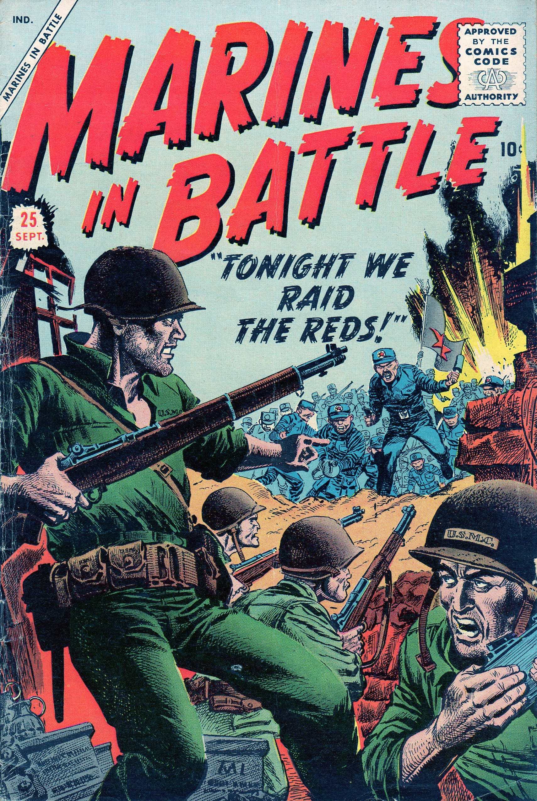 Read online Marines in Battle comic -  Issue #25 - 1