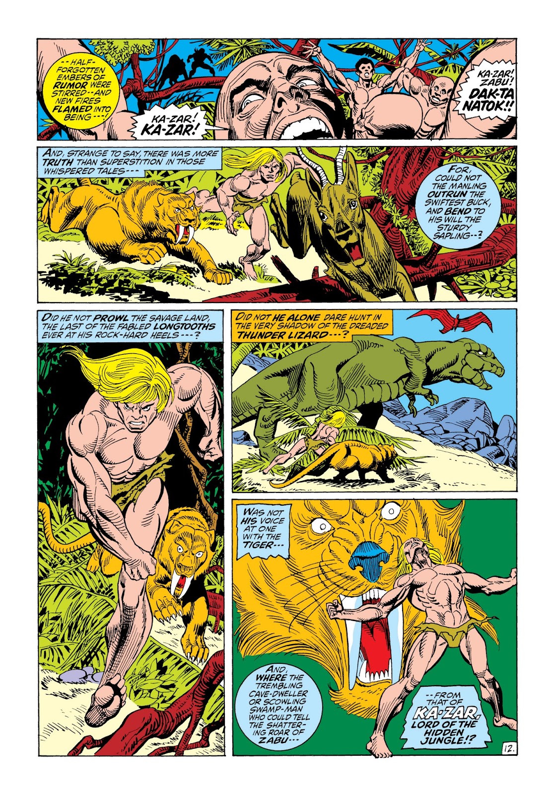 Marvel Masterworks: Ka-Zar issue TPB 1 - Page 179