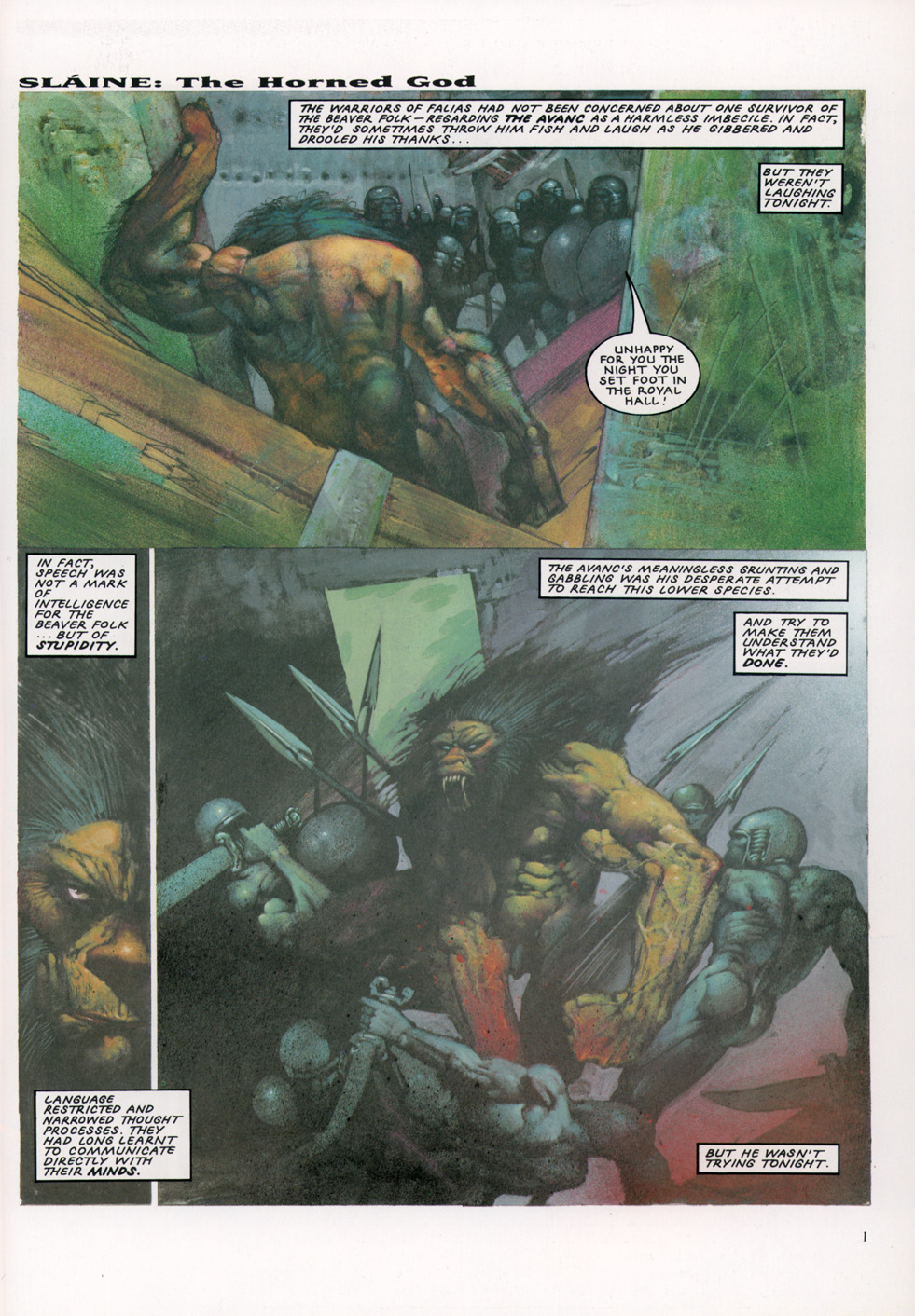 Read online Slaine: The Horned God (1993) comic -  Issue #4 - 2