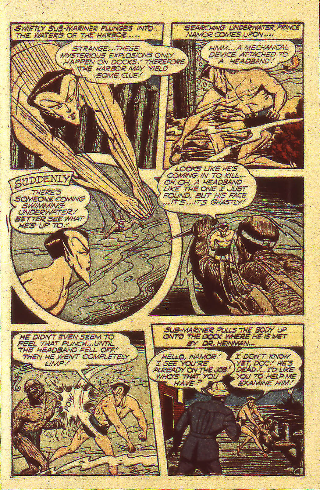 Read online Sub-Mariner Comics comic -  Issue #13 - 6