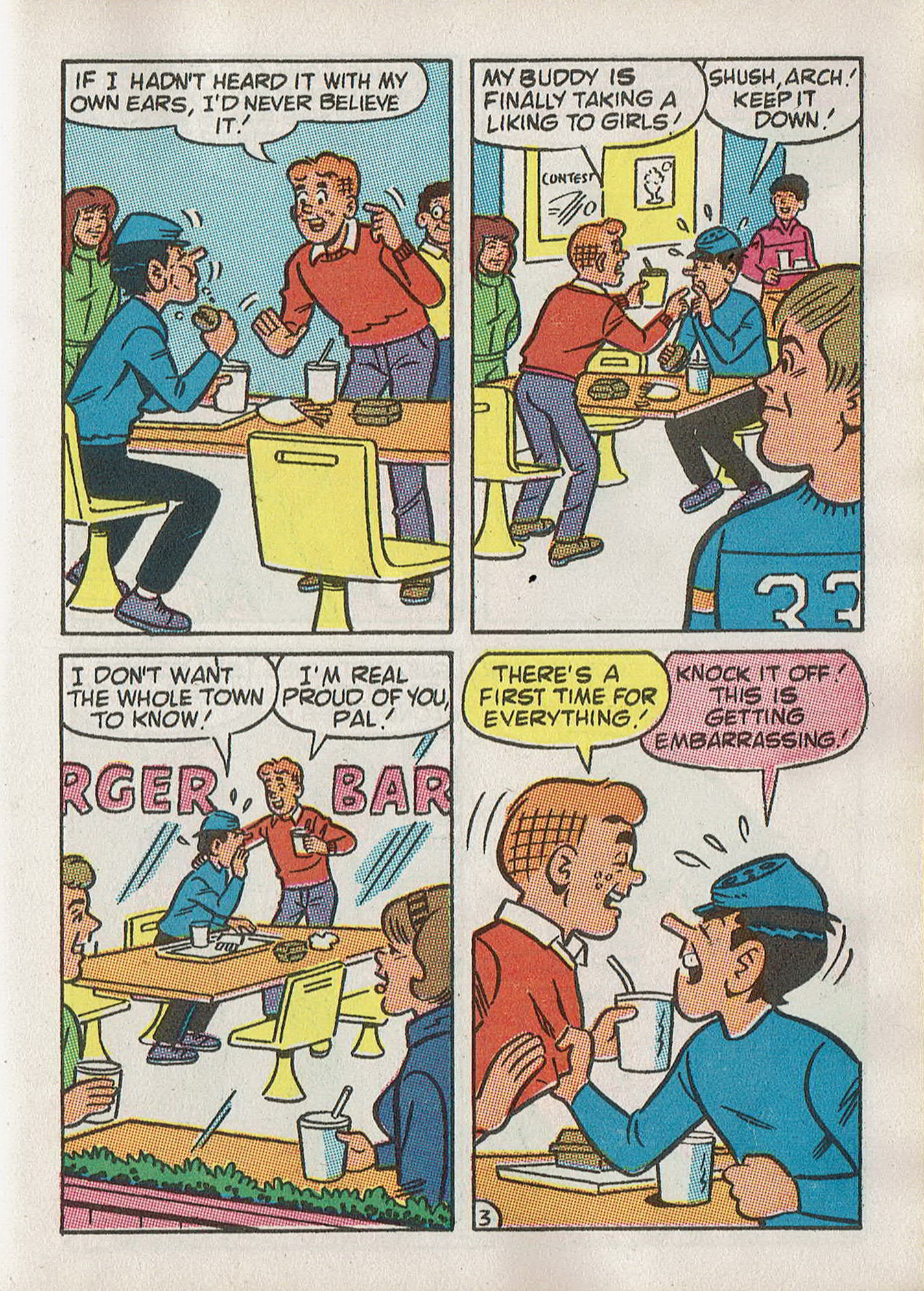 Read online Jughead Jones Comics Digest comic -  Issue #68 - 71