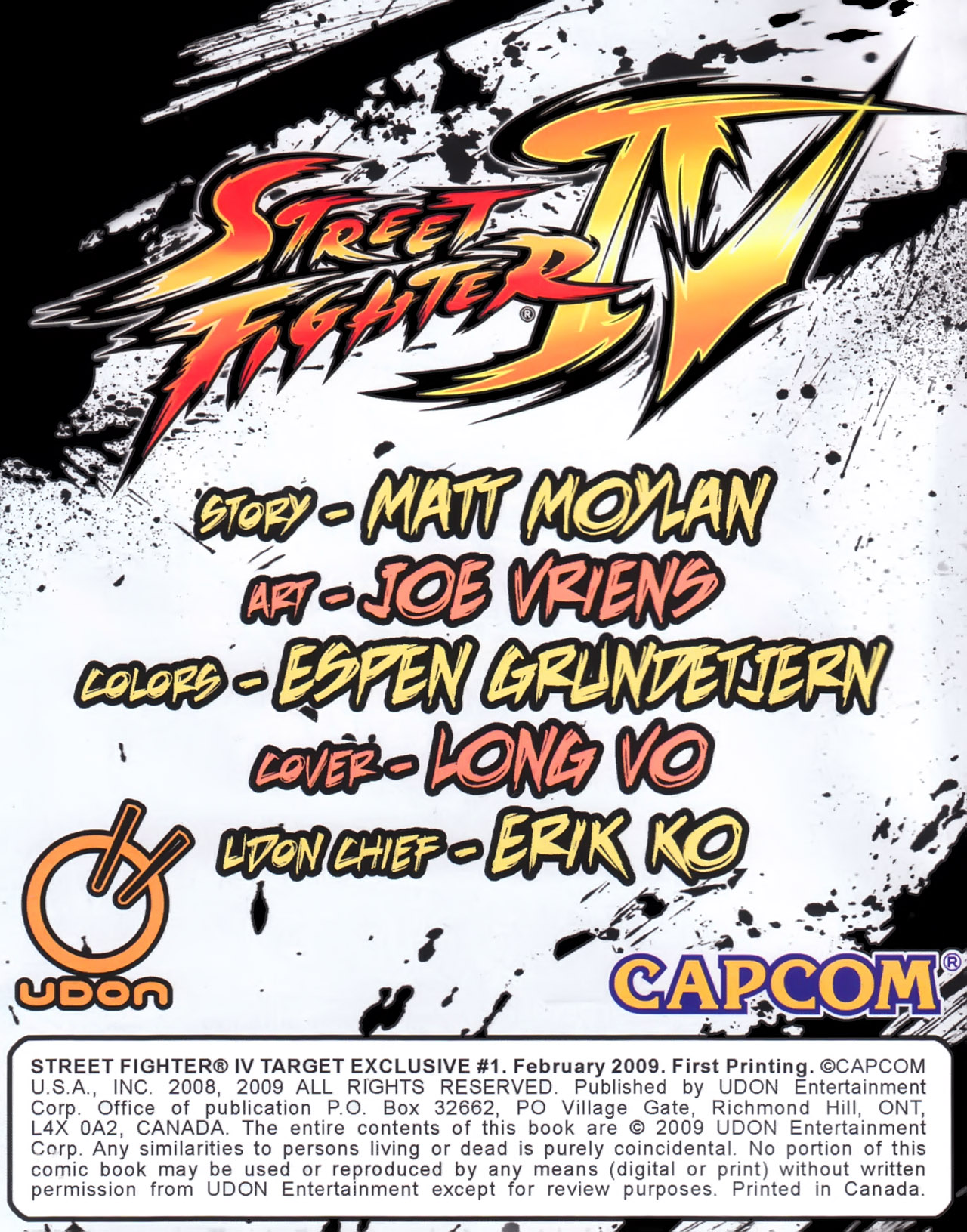 Read online Street Fighter IV comic -  Issue #1 - 2