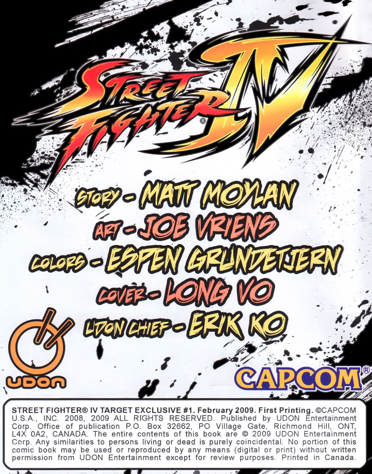 Street Fighter IV issue 1 - Page 2