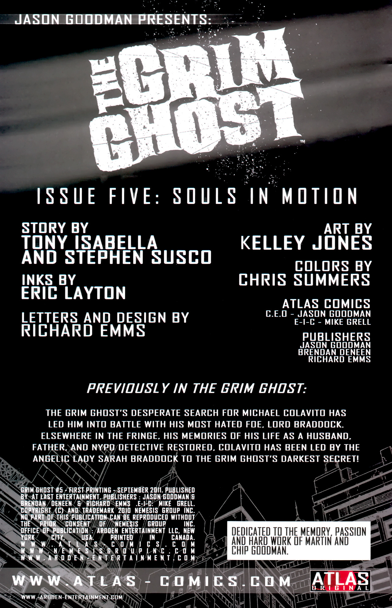 Read online The Grim Ghost comic -  Issue #5 - 2