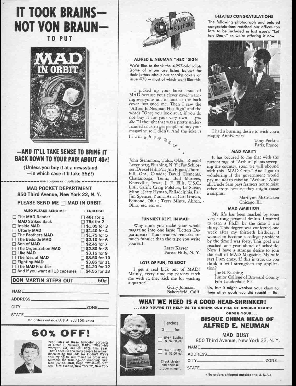 Read online MAD comic -  Issue #75 - 4