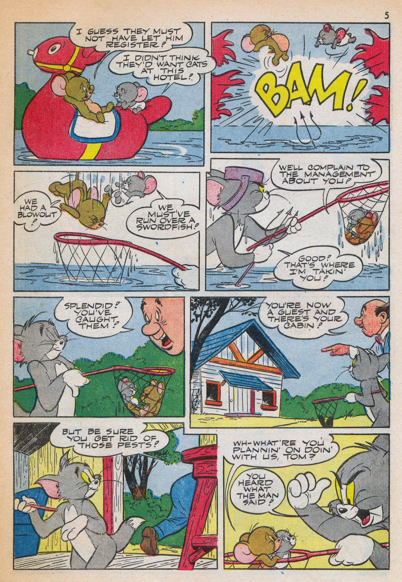 Read online Tom and Jerry's Summer Fun comic -  Issue #2 - 7