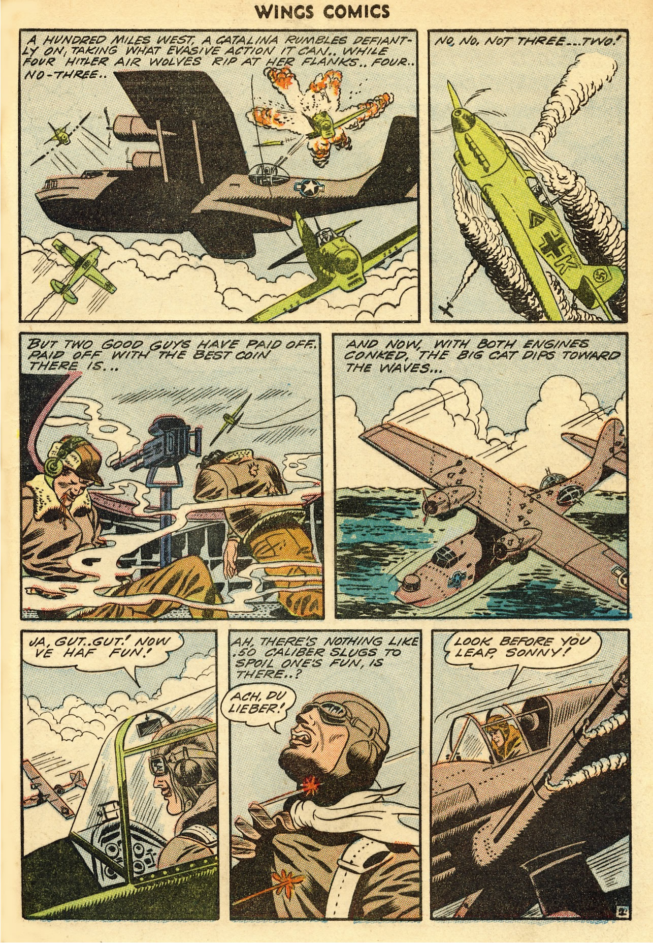 Read online Wings Comics comic -  Issue #46 - 45