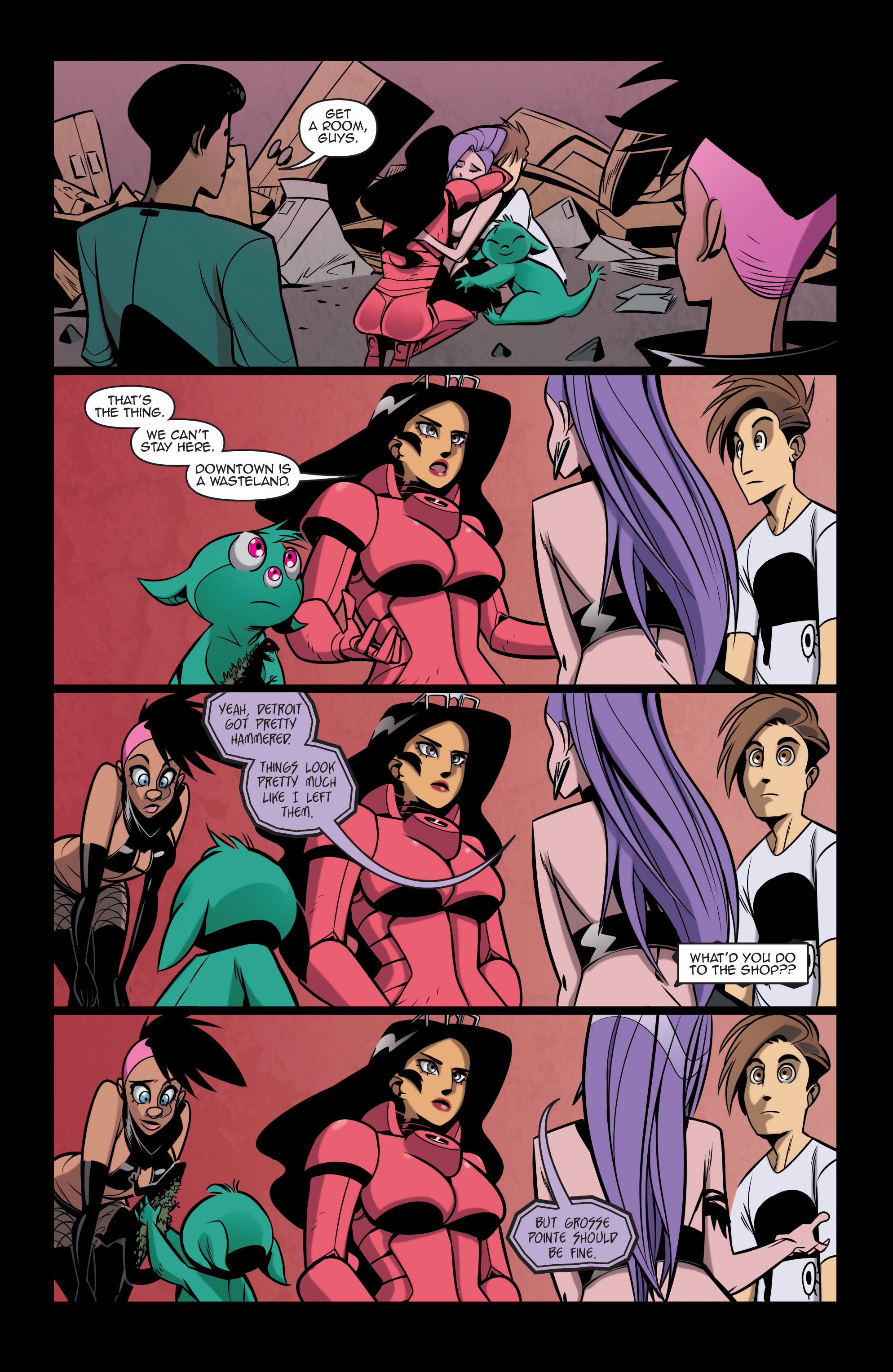 Read online Vampblade Season 4 comic -  Issue #5 - 17