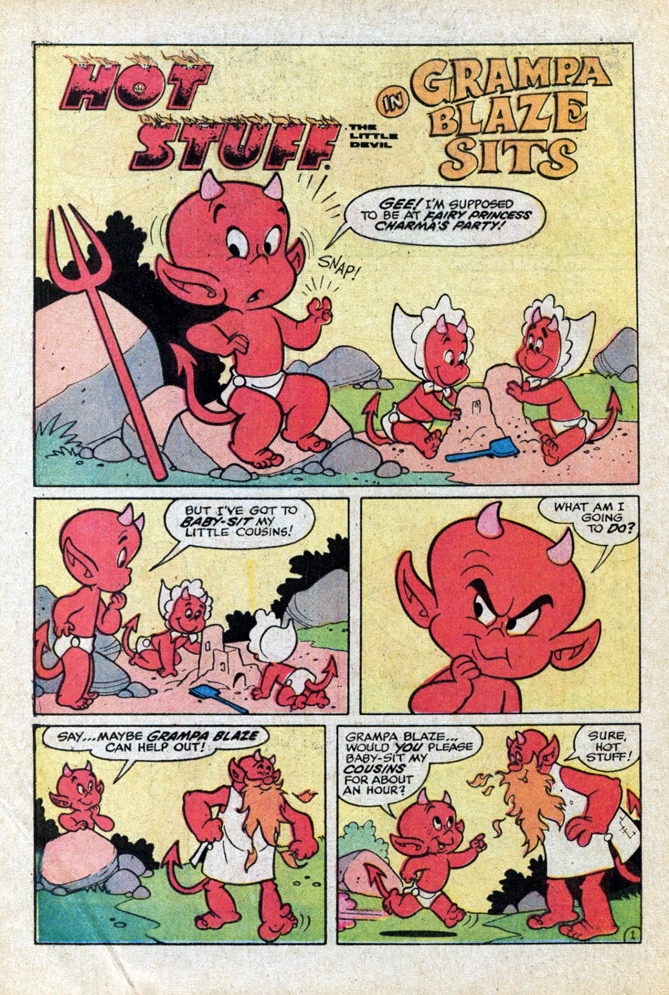 Read online Hot Stuff, the Little Devil comic -  Issue #97 - 12