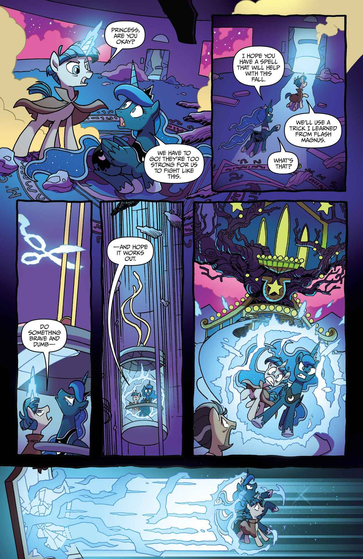 Read online My Little Pony: Nightmare Knights comic -  Issue #1 - 21