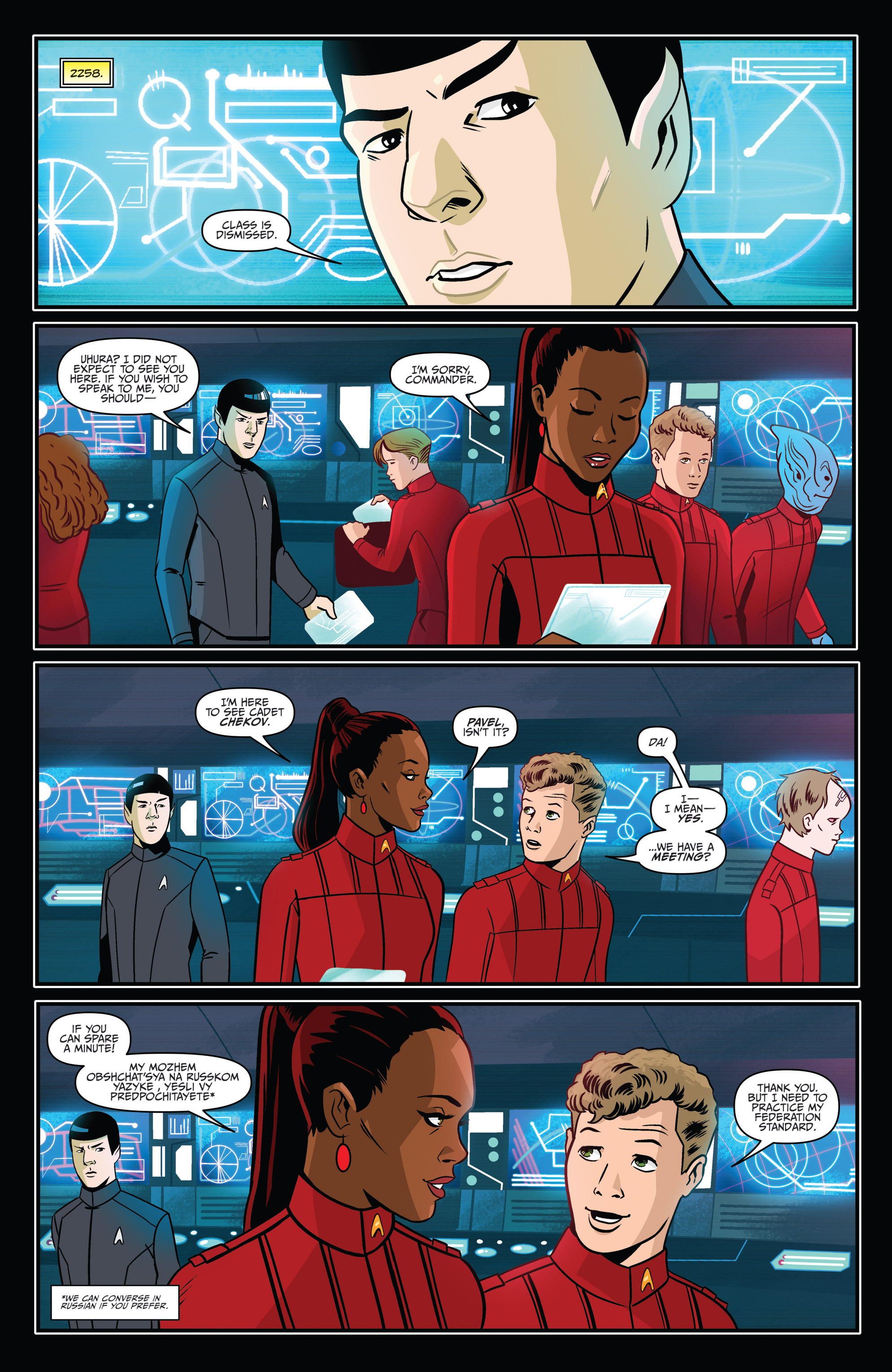 Read online Star Trek: Starfleet Academy (2015) comic -  Issue #1 - 13