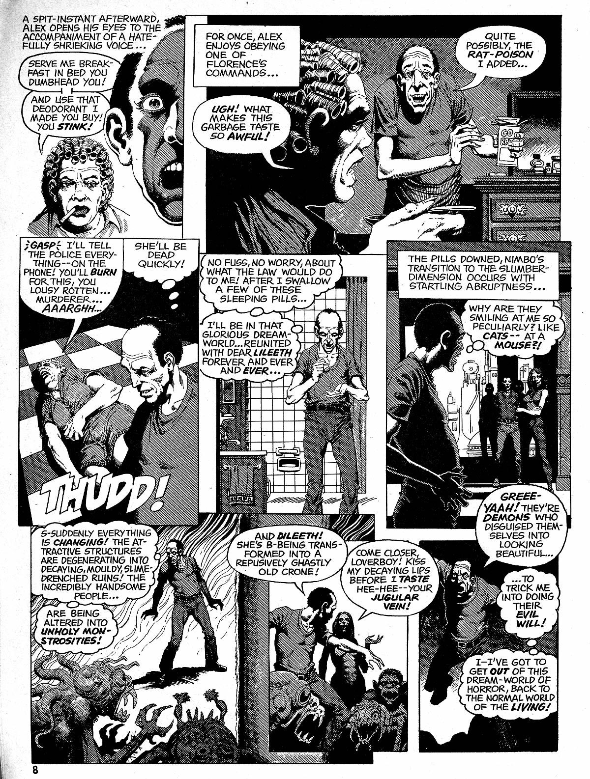 Read online Psycho comic -  Issue #5 - 9