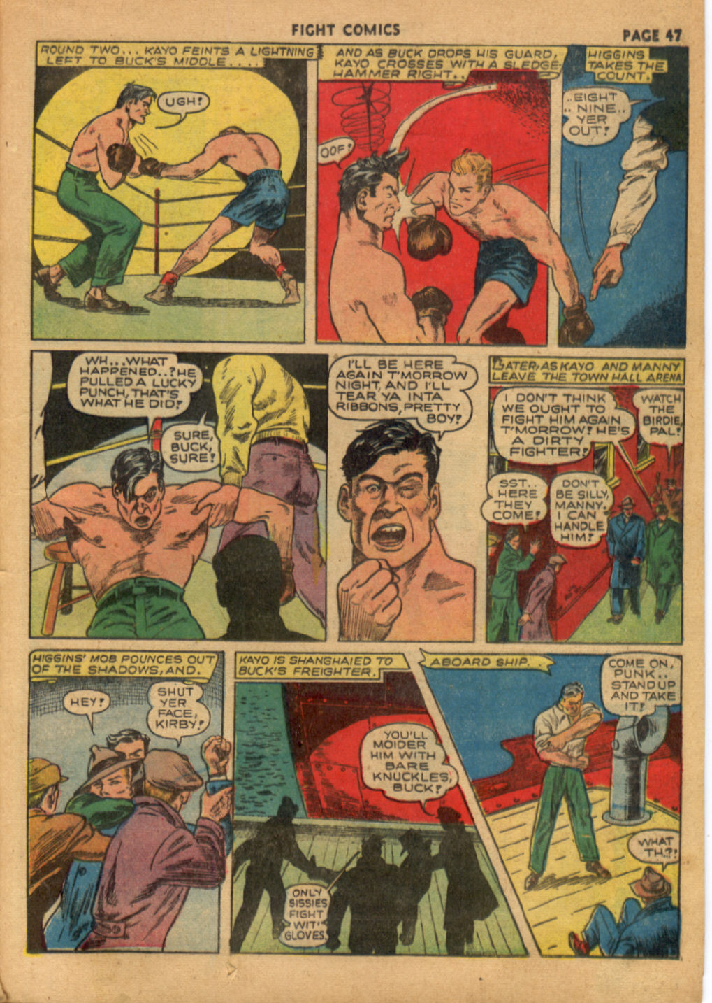 Read online Fight Comics comic -  Issue #19 - 49