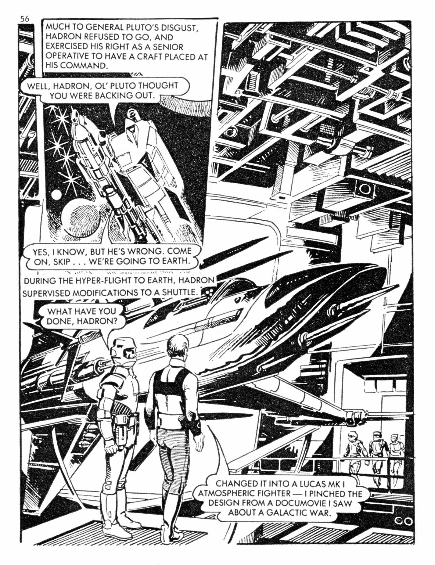Read online Starblazer comic -  Issue #146 - 56