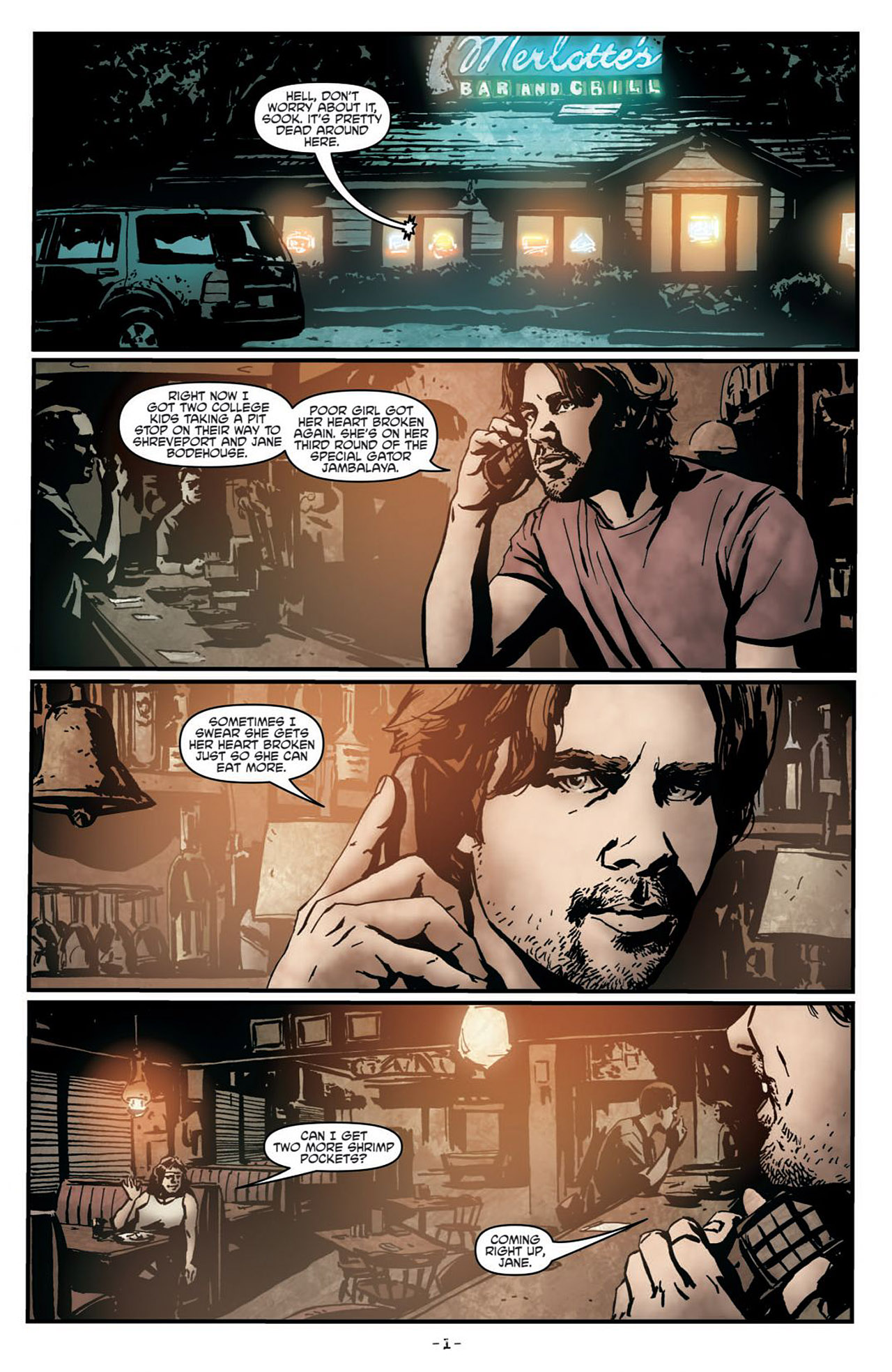 Read online True Blood (2012) comic -  Issue #1 - 5