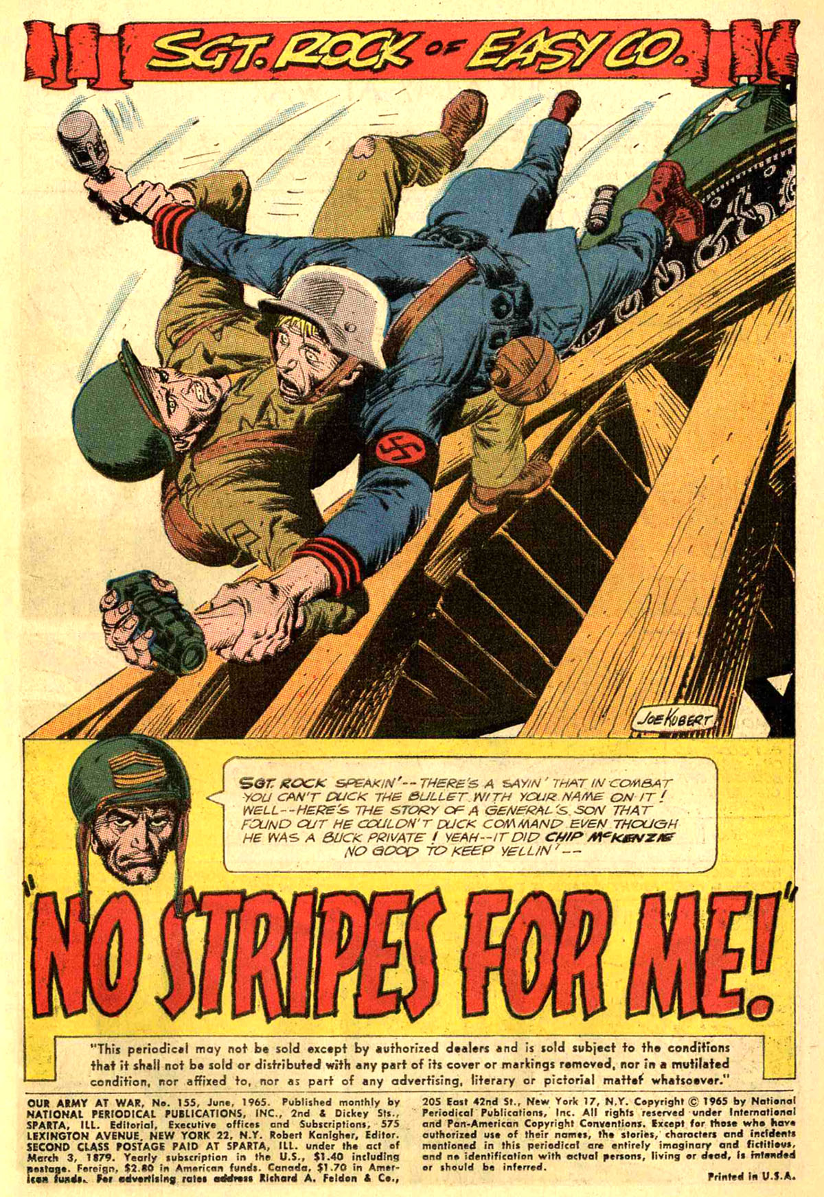 Read online Our Army at War (1952) comic -  Issue #155 - 3