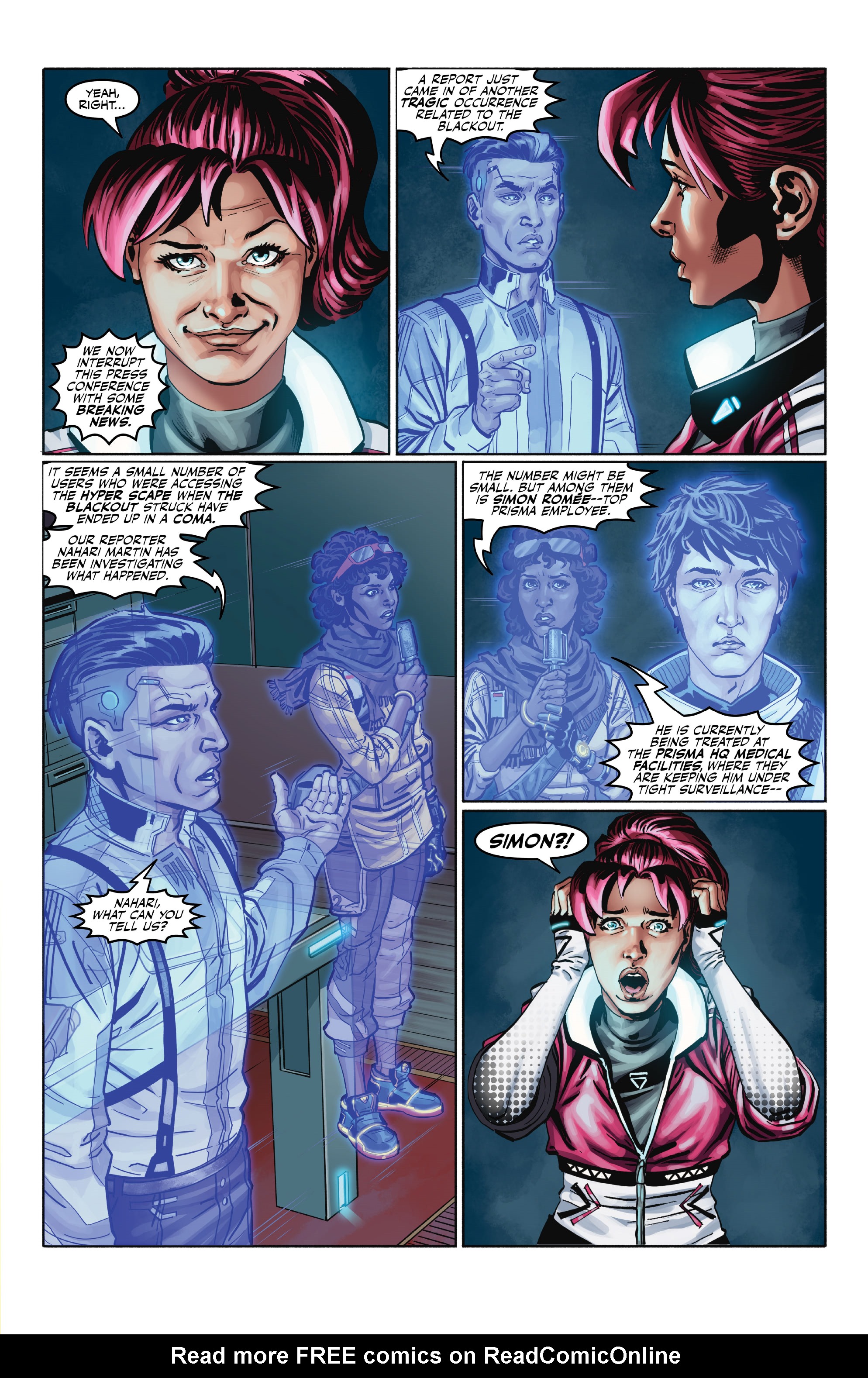 Read online HYPER SCAPE comic -  Issue #3 - 5