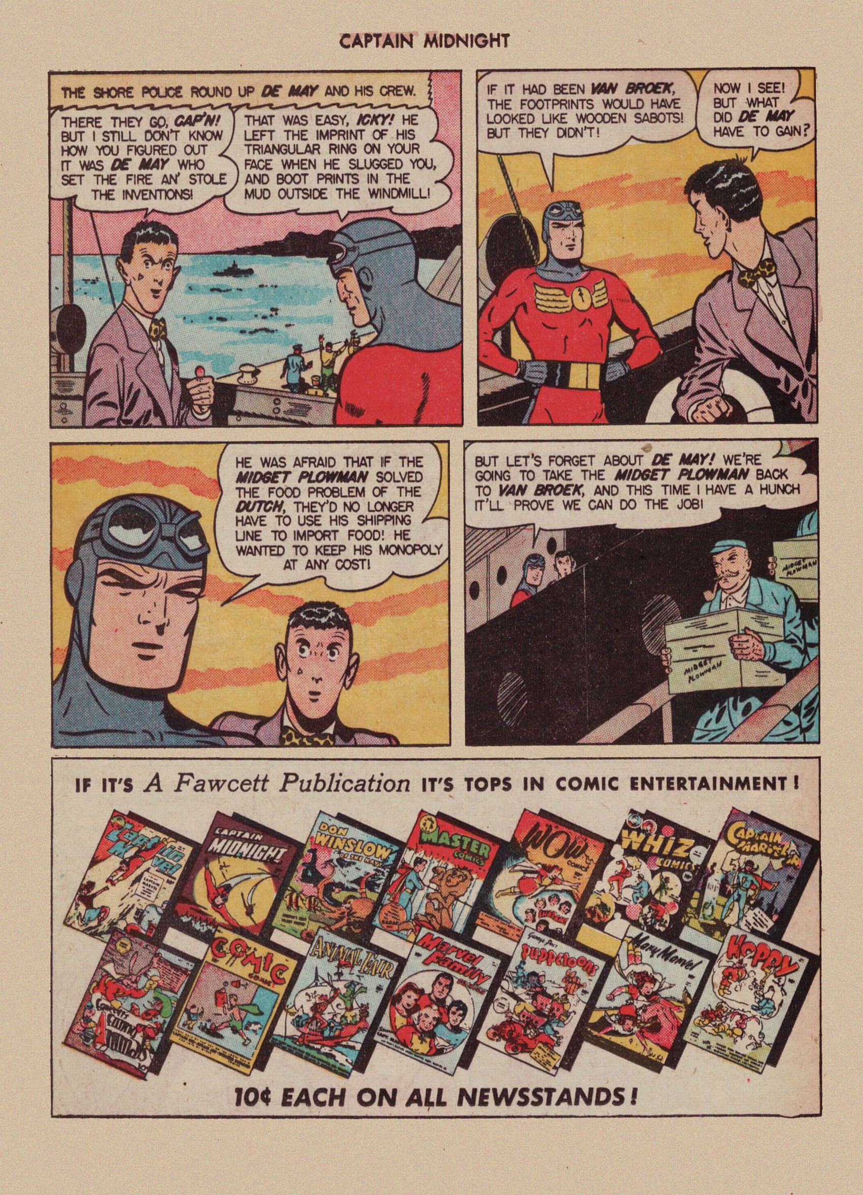 Read online Captain Midnight (1942) comic -  Issue #43 - 12