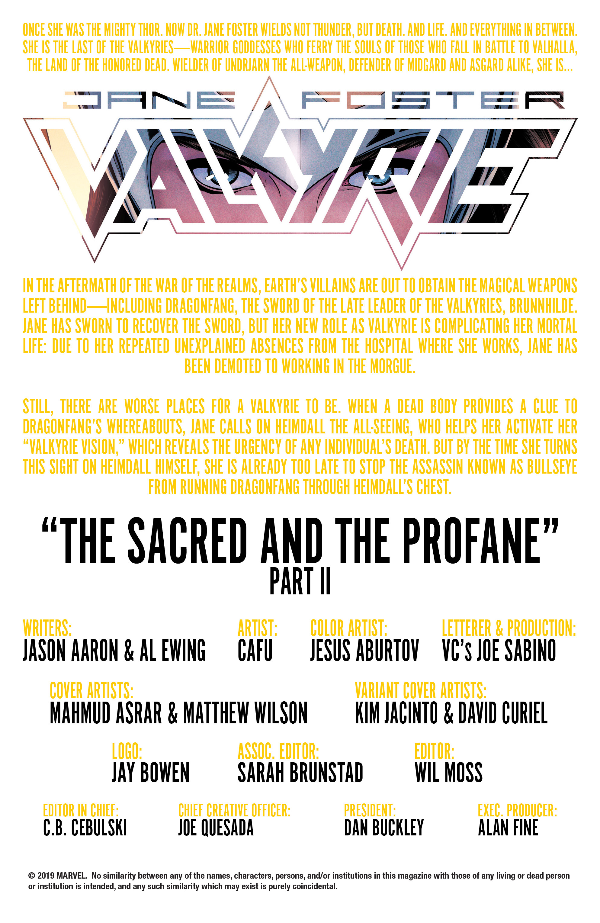 Read online Valkyrie: Jane Foster comic -  Issue #2 - 2