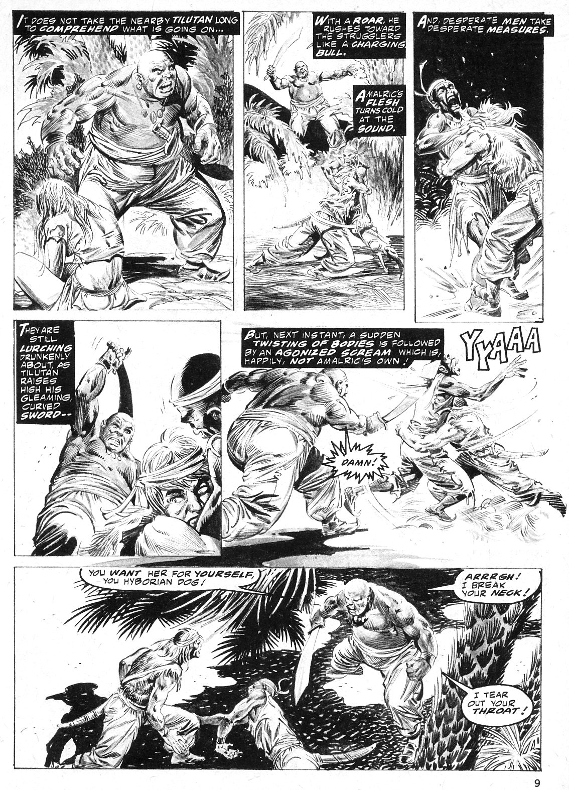 The Savage Sword Of Conan Issue #21 #22 - English 9
