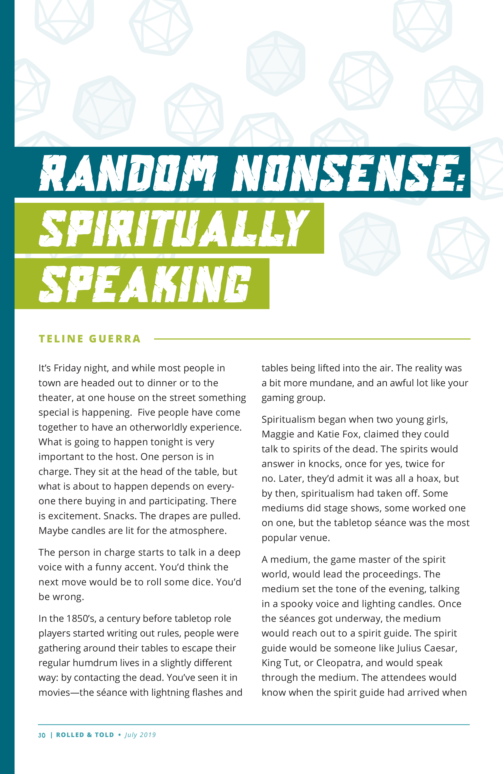 Read online Rolled & Told comic -  Issue #11 - 30