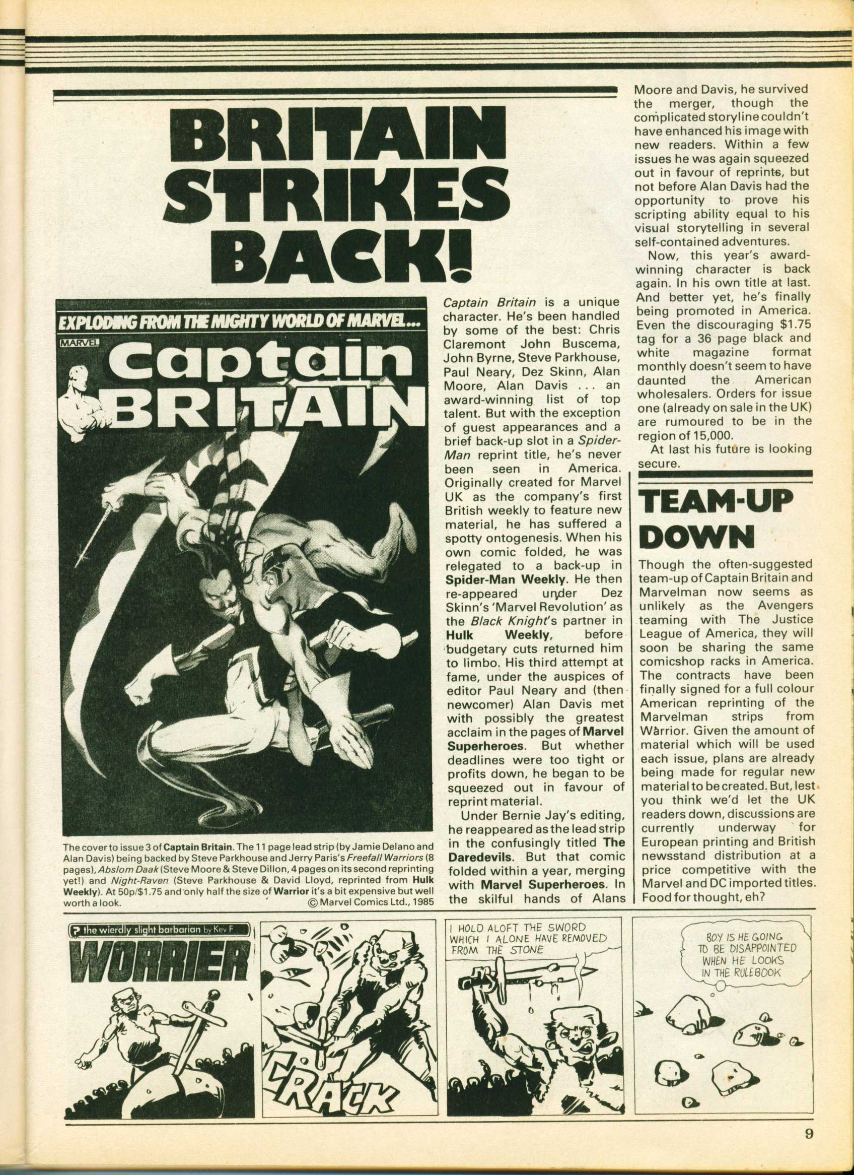 Read online Warrior comic -  Issue #26 - 9