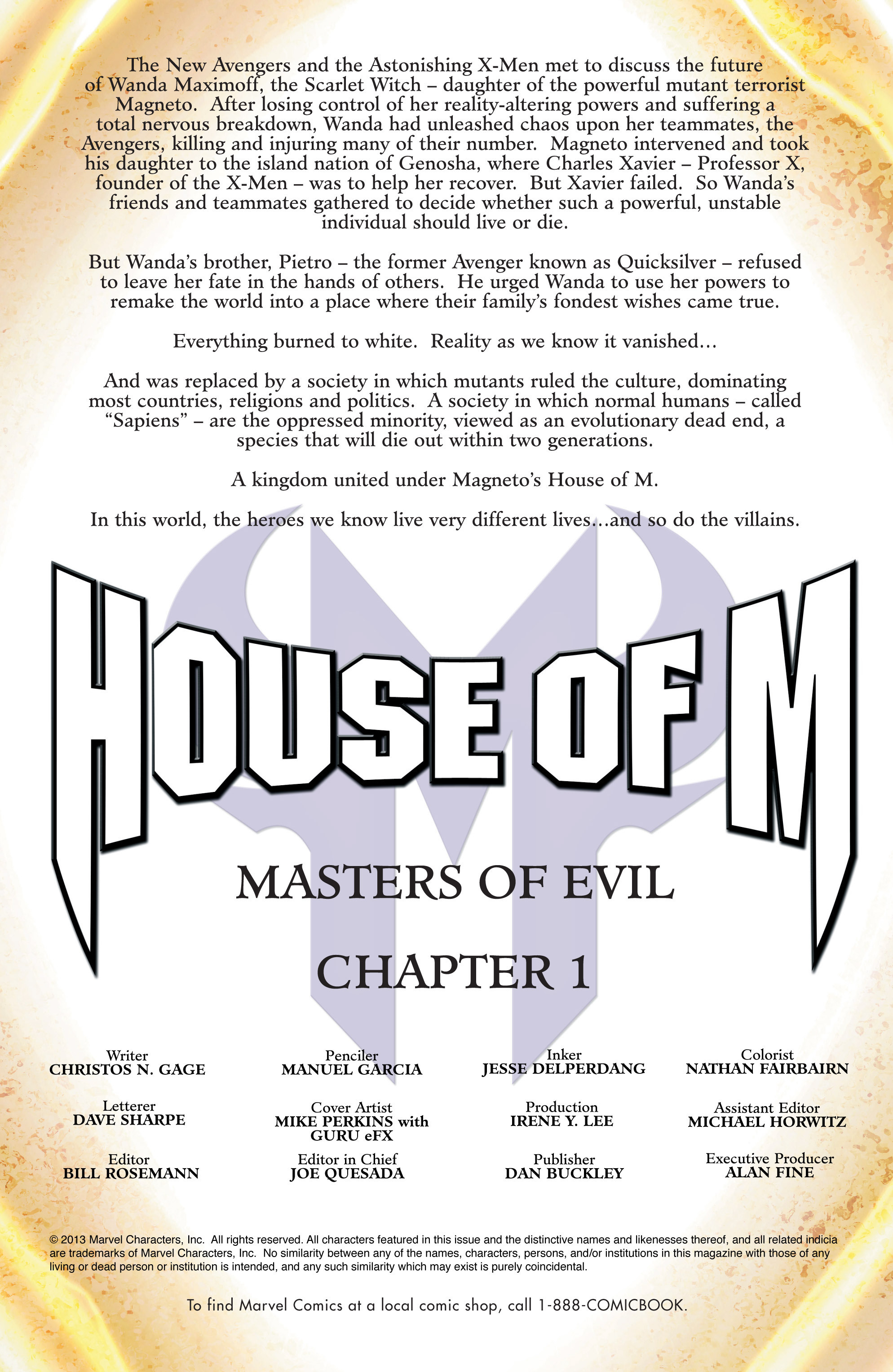 Read online House of M: Masters of Evil comic -  Issue #1 - 2