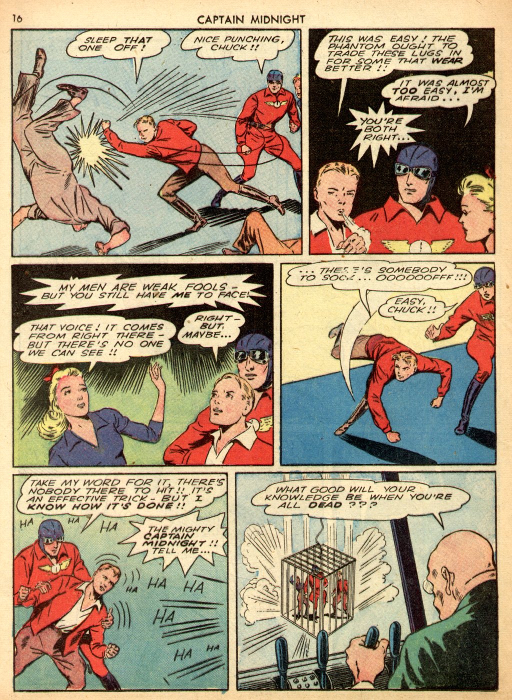 Read online Captain Midnight (1942) comic -  Issue #3 - 16