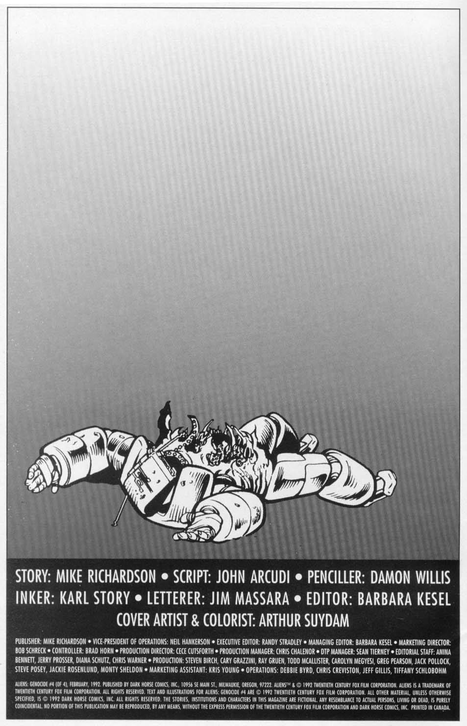 Read online Aliens: Genocide comic -  Issue #4 - 2