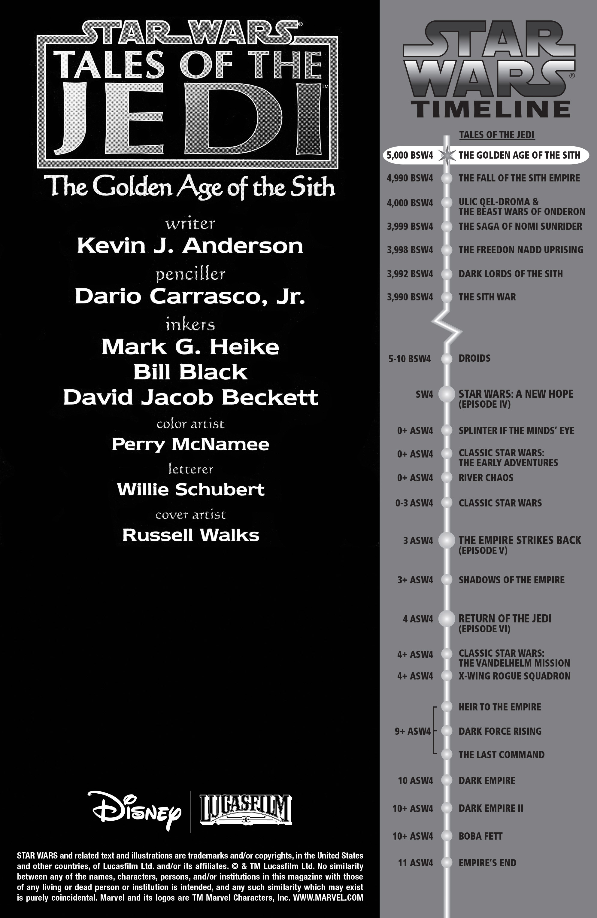 Read online Star Wars: Tales of the Jedi - The Golden Age of the Sith comic -  Issue #3 - 2