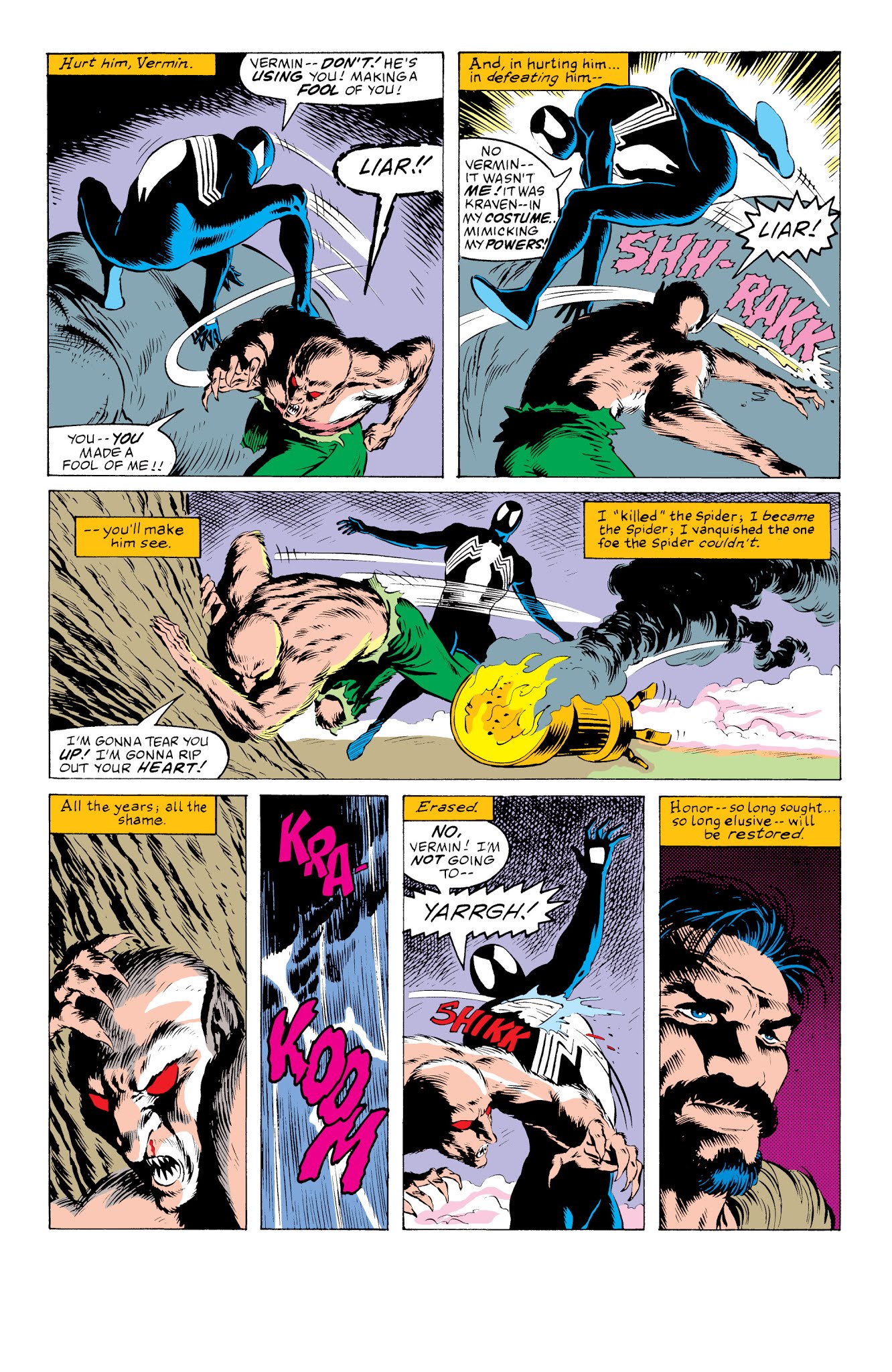 Read online Amazing Spider-Man Epic Collection comic -  Issue # Kraven's Last Hunt (Part 5) - 21