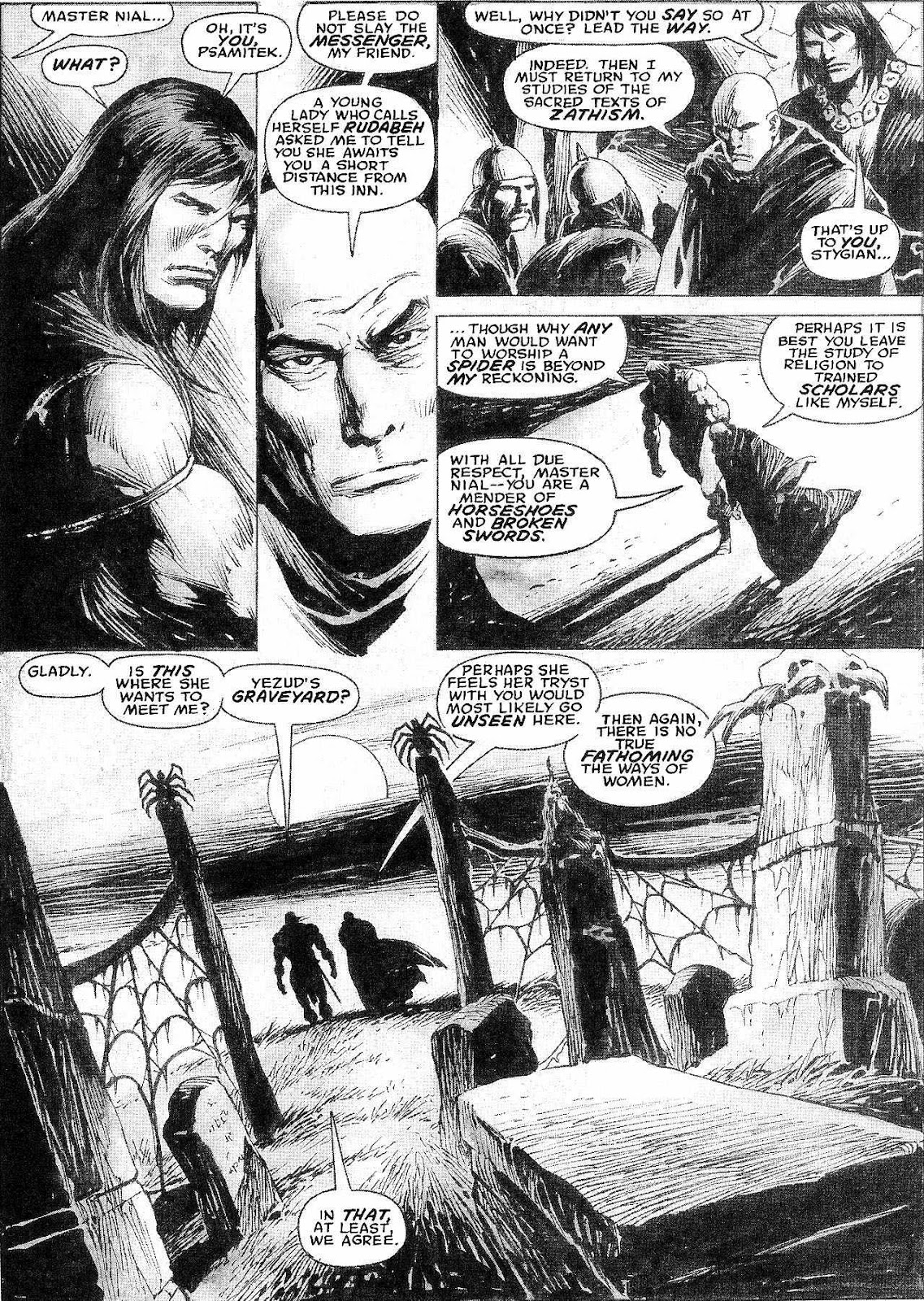 The Savage Sword Of Conan issue 210 - Page 4