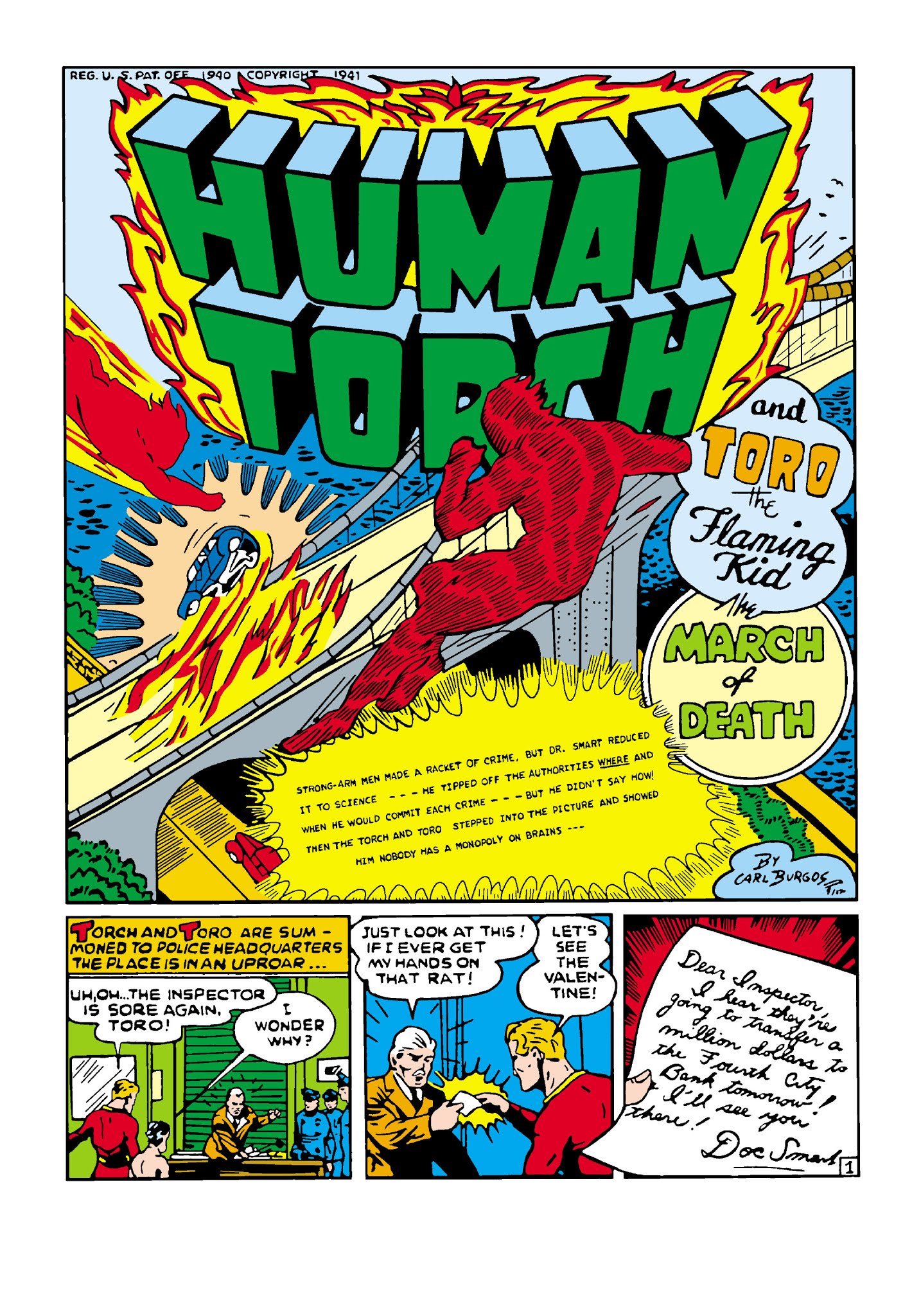 Read online Marvel Masterworks: Golden Age Human Torch comic -  Issue # TPB 1 (Part 3) - 9